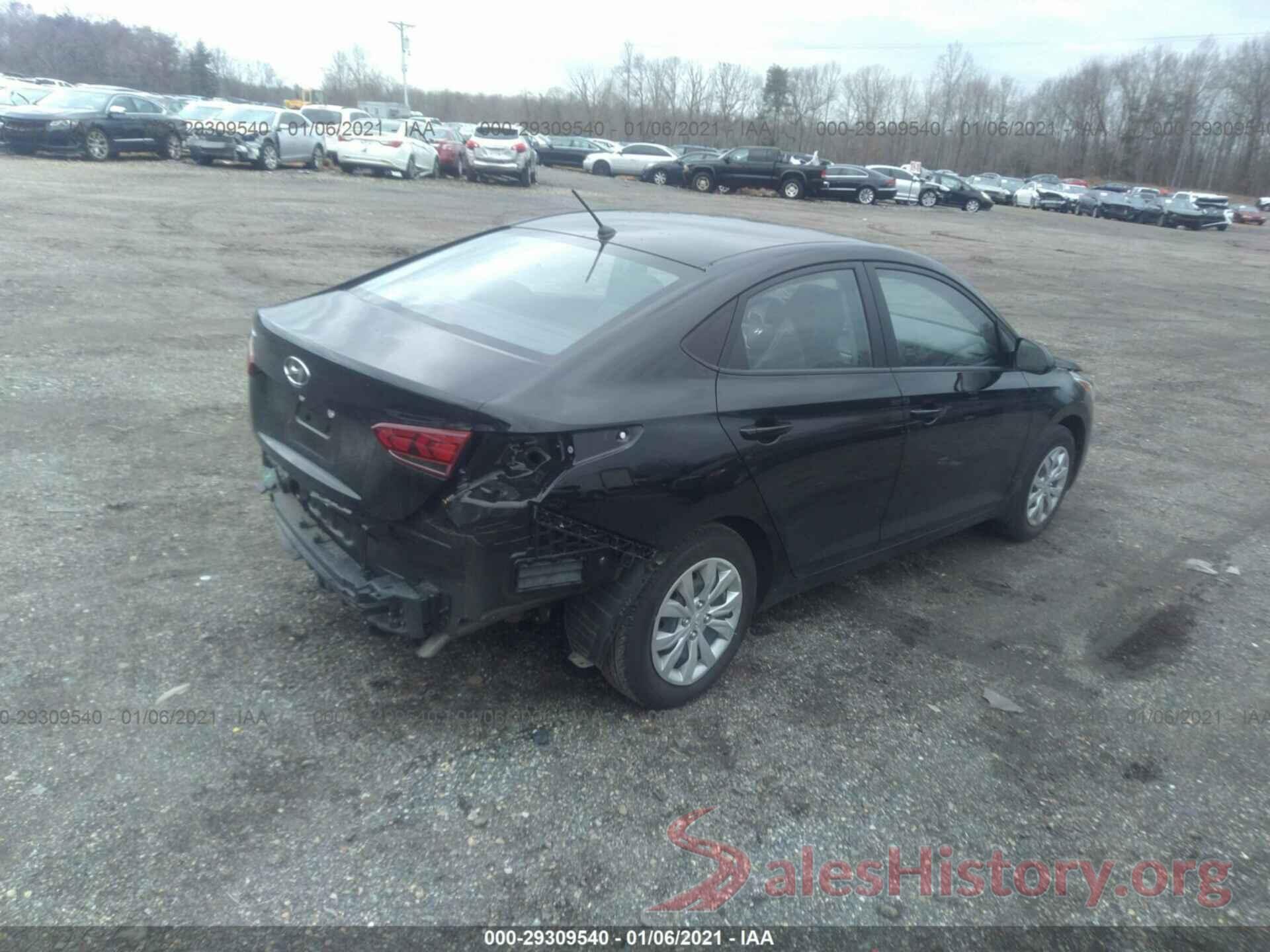 3KPC24A6XLE125729 2020 HYUNDAI ACCENT