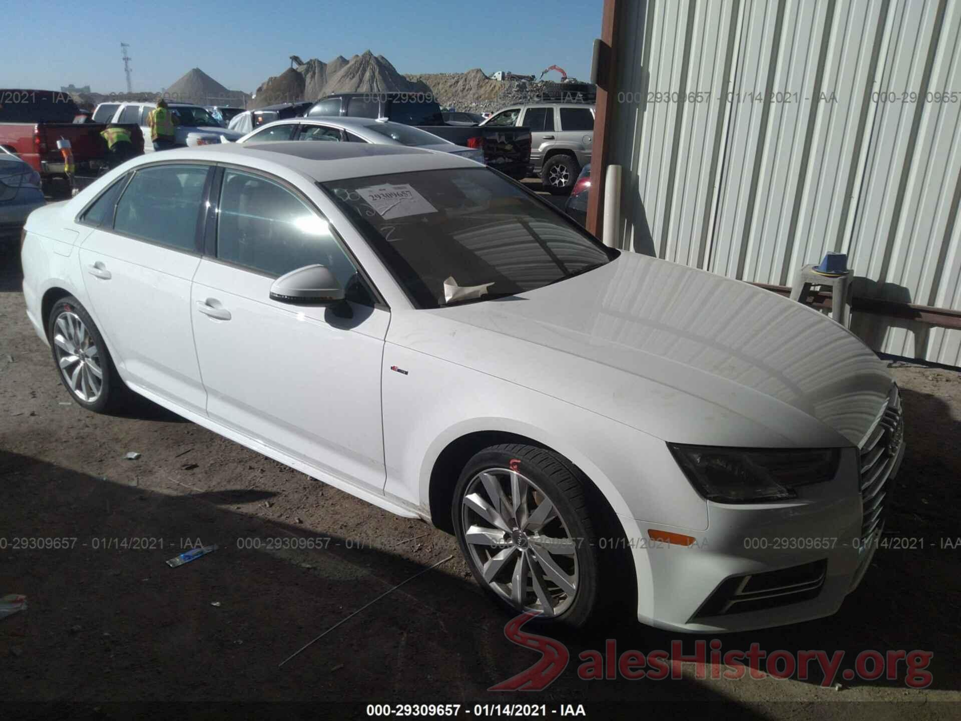 WAUKMAF42JA083100 2018 AUDI A4