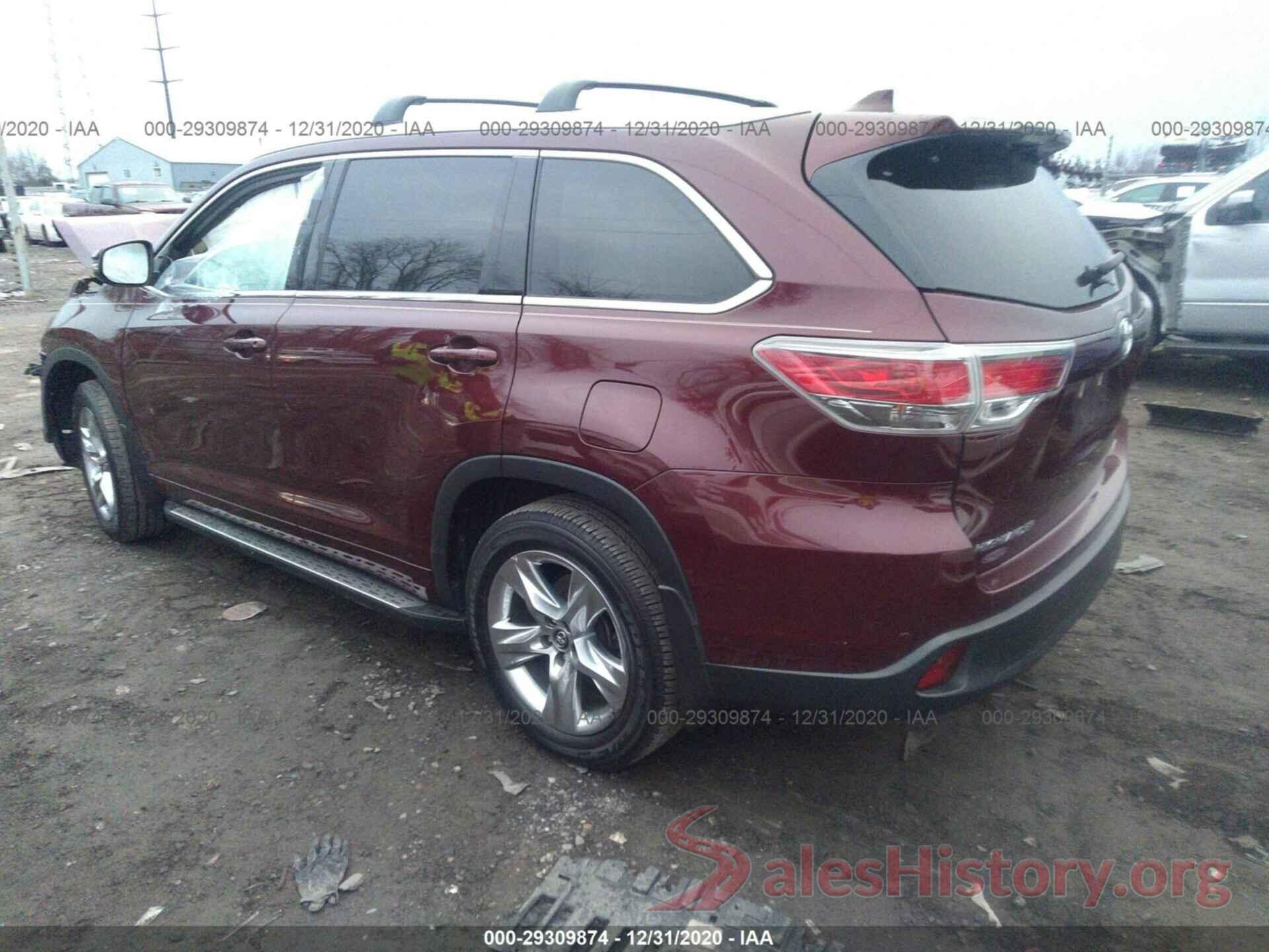 5TDDKRFH7GS290211 2016 TOYOTA HIGHLANDER