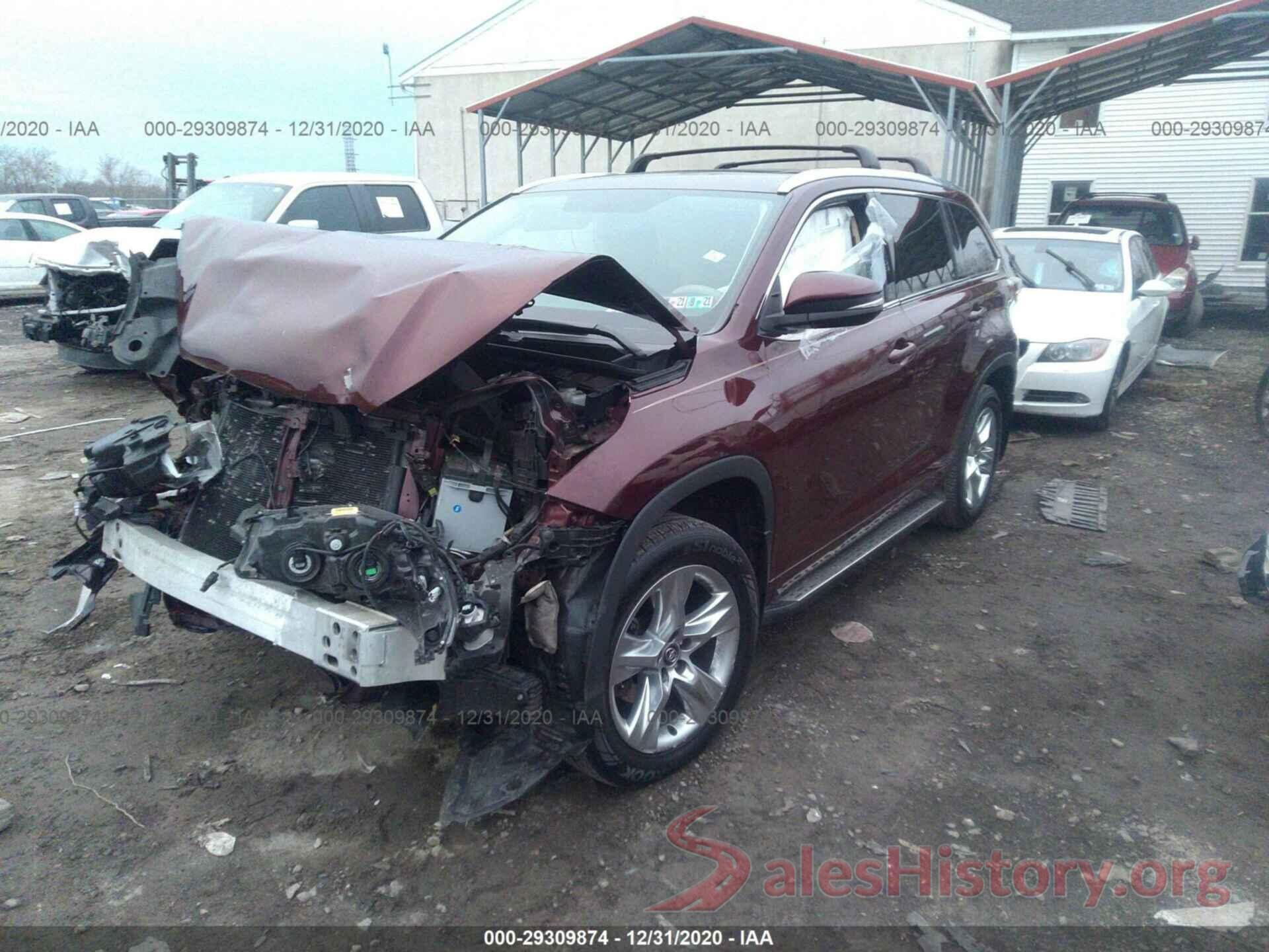 5TDDKRFH7GS290211 2016 TOYOTA HIGHLANDER