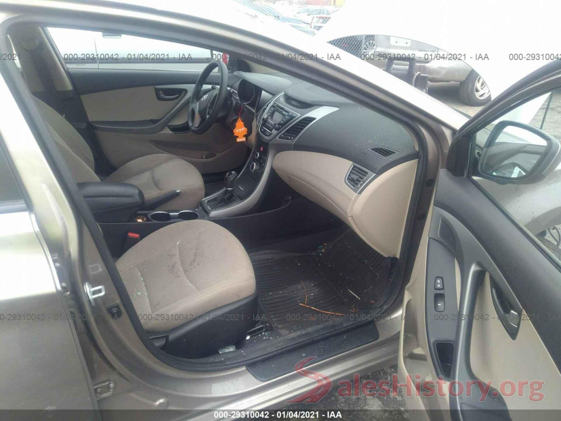 5NPDH4AE3GH771917 2016 HYUNDAI ELANTRA