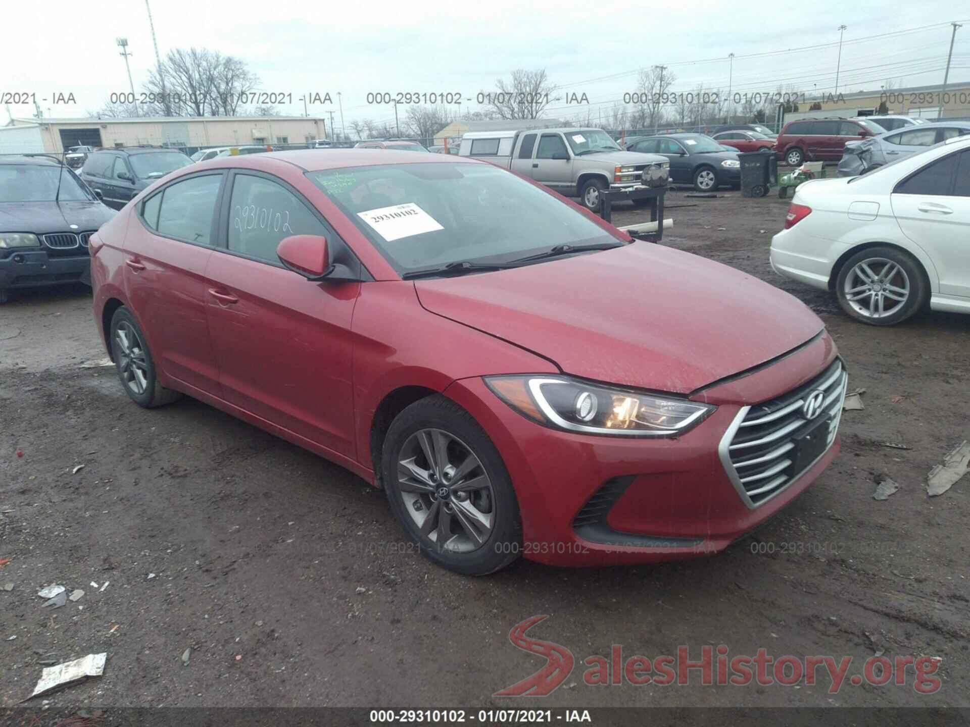 5NPD84LF6HH168984 2017 HYUNDAI ELANTRA