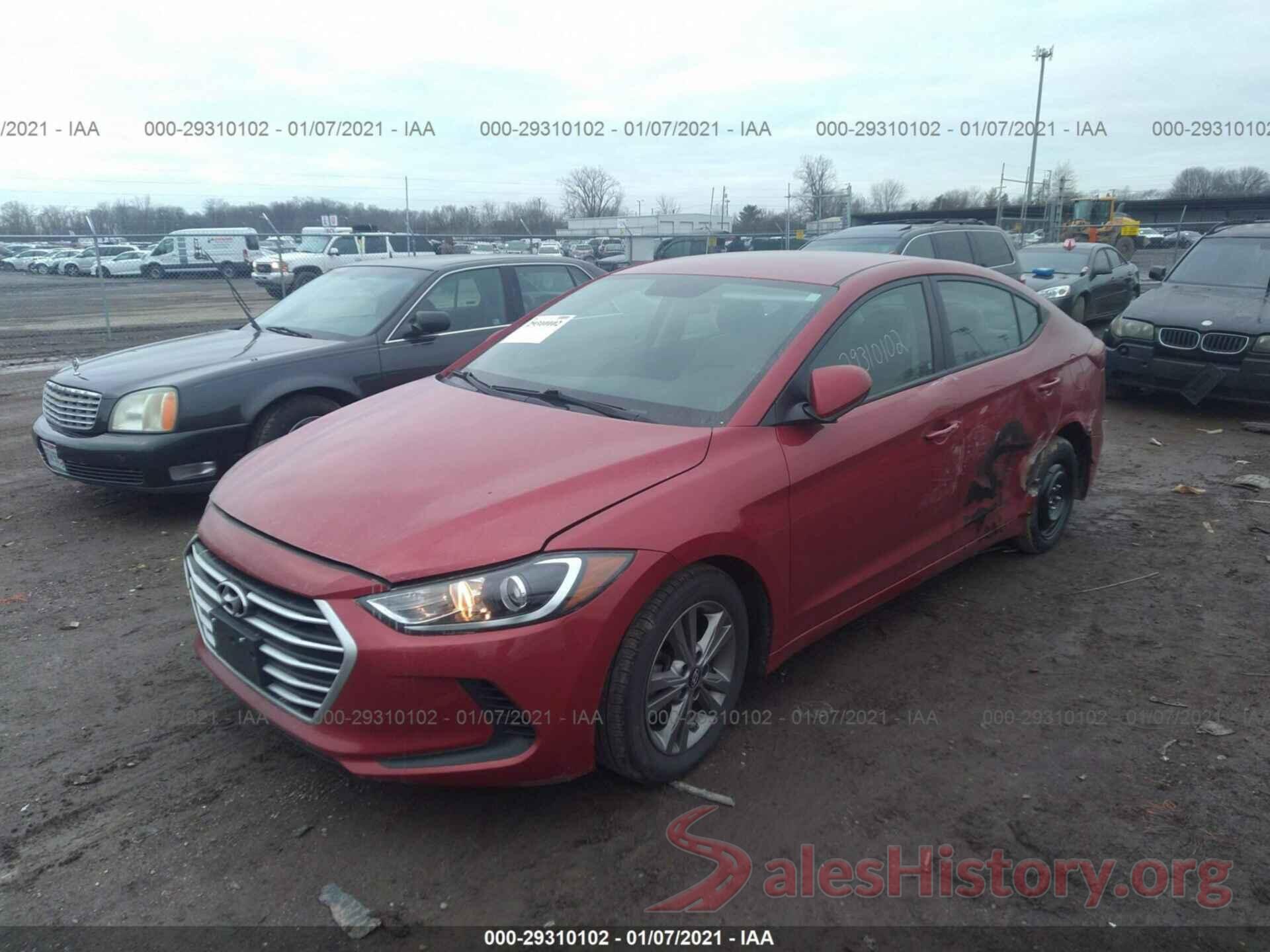 5NPD84LF6HH168984 2017 HYUNDAI ELANTRA