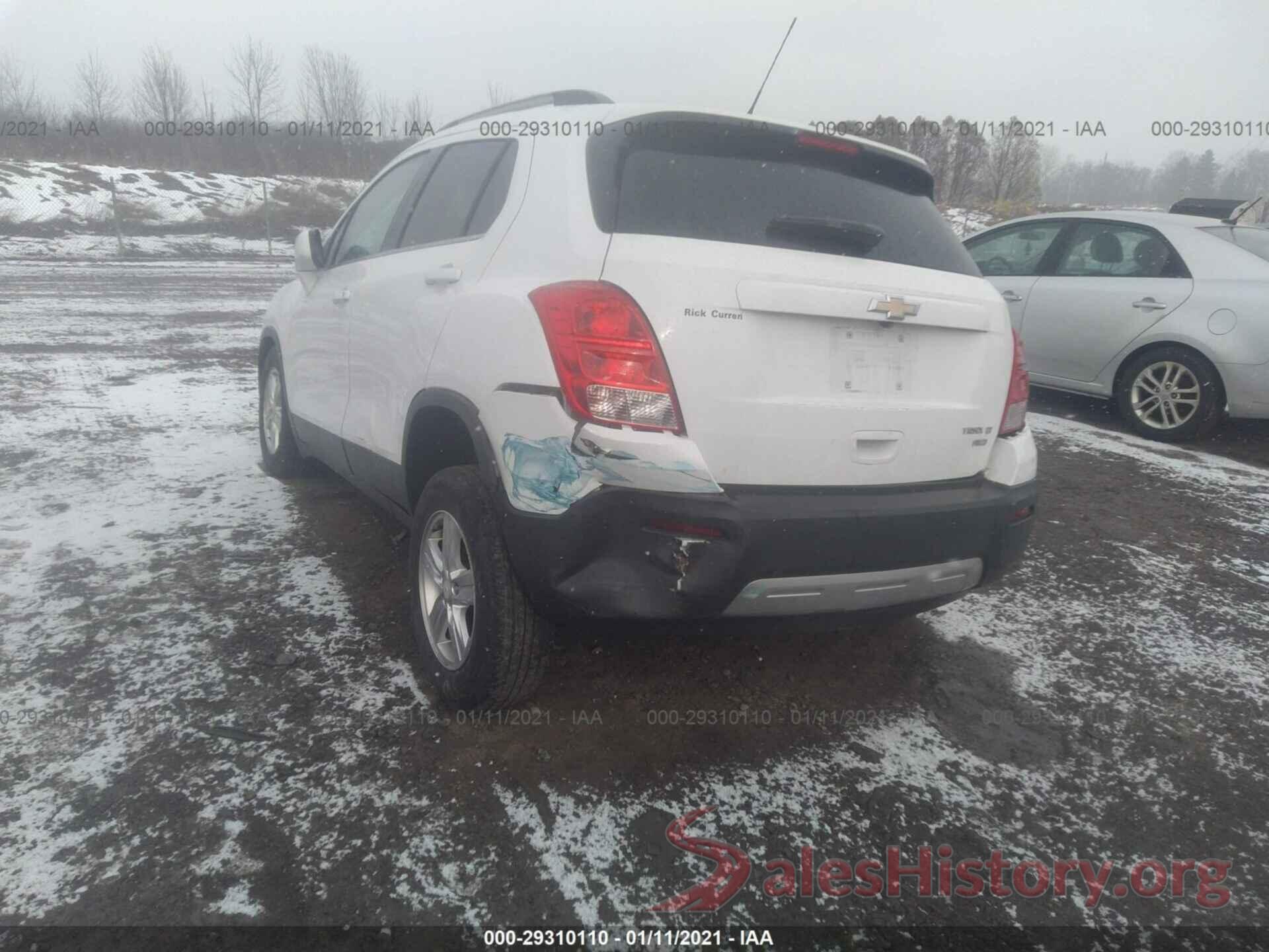 3GNCJPSBXGL125576 2016 CHEVROLET TRAX