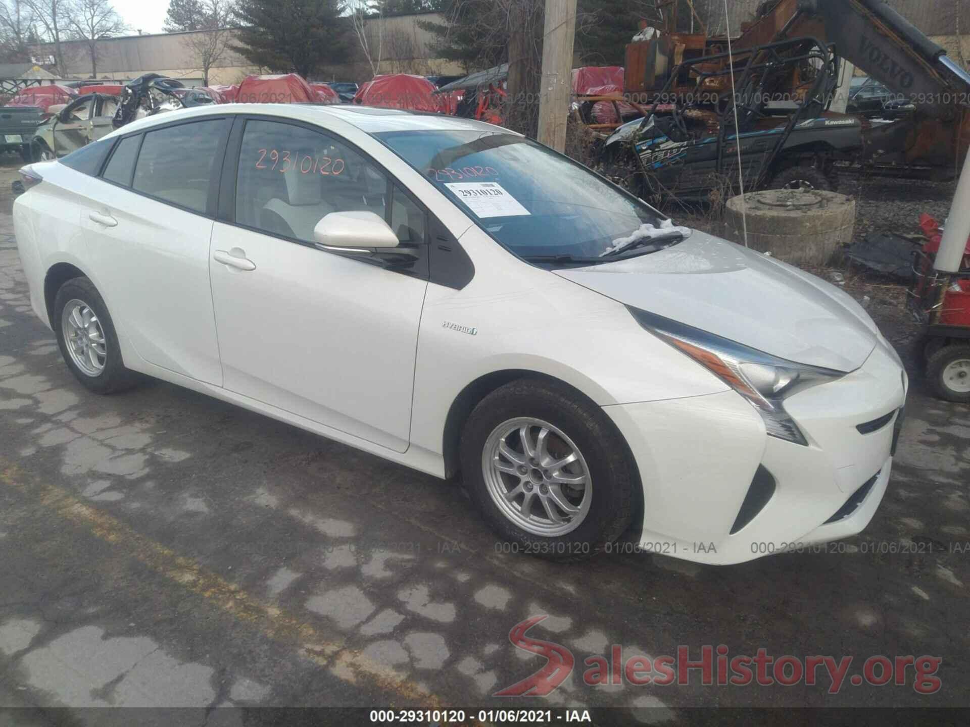 JTDKARFUXG3027302 2016 TOYOTA PRIUS