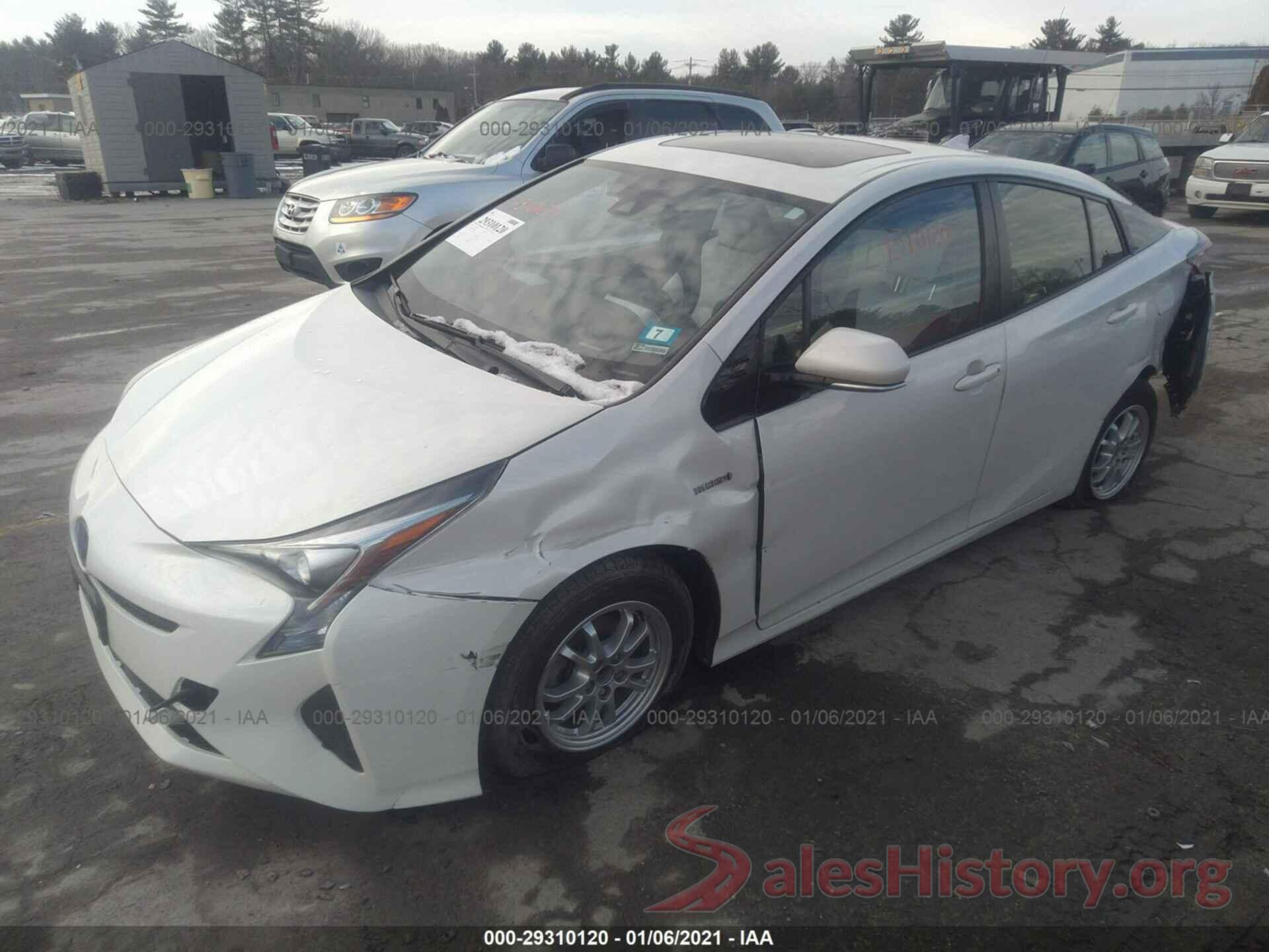 JTDKARFUXG3027302 2016 TOYOTA PRIUS