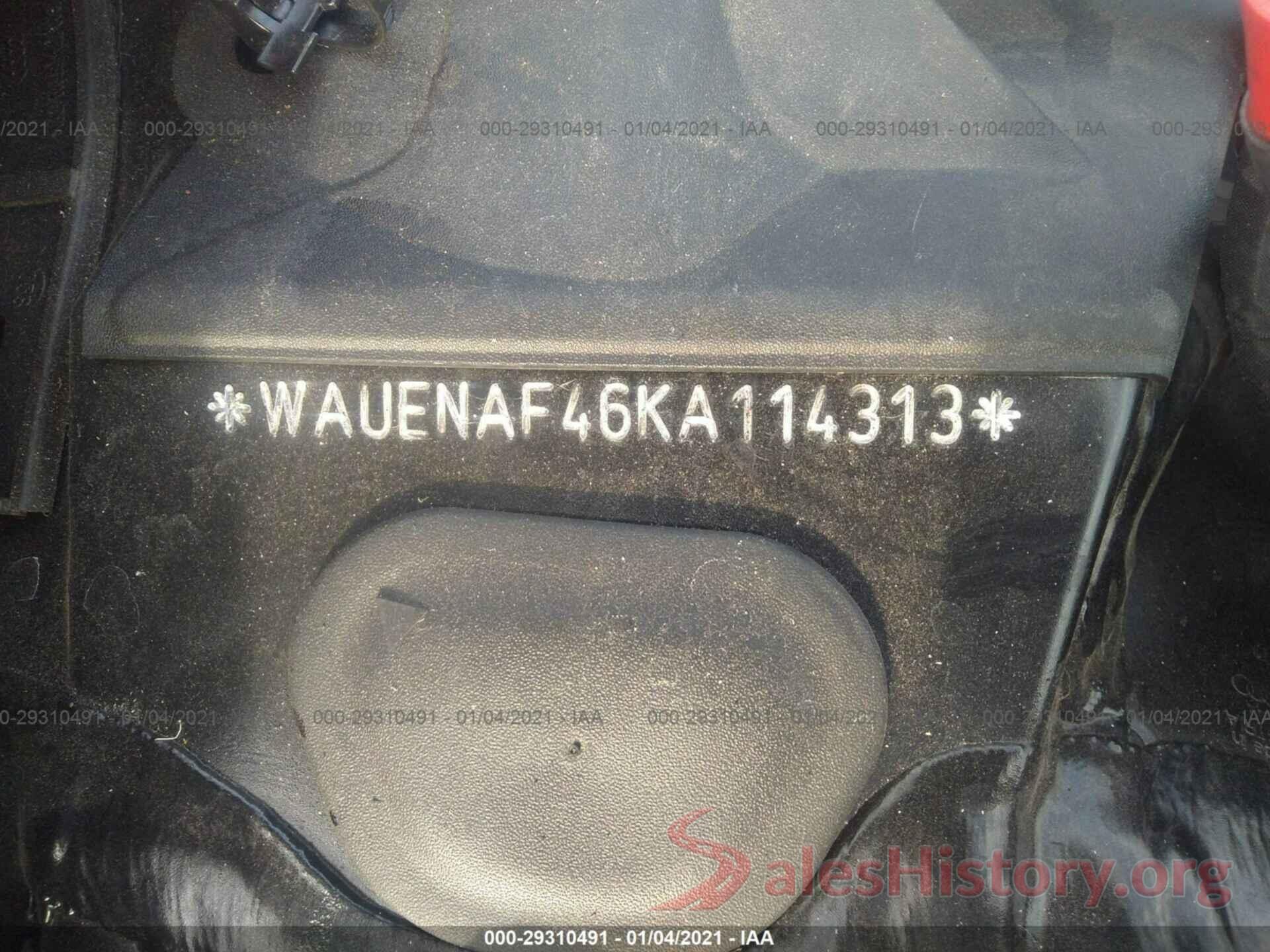 WAUENAF46KA114313 2019 AUDI A4