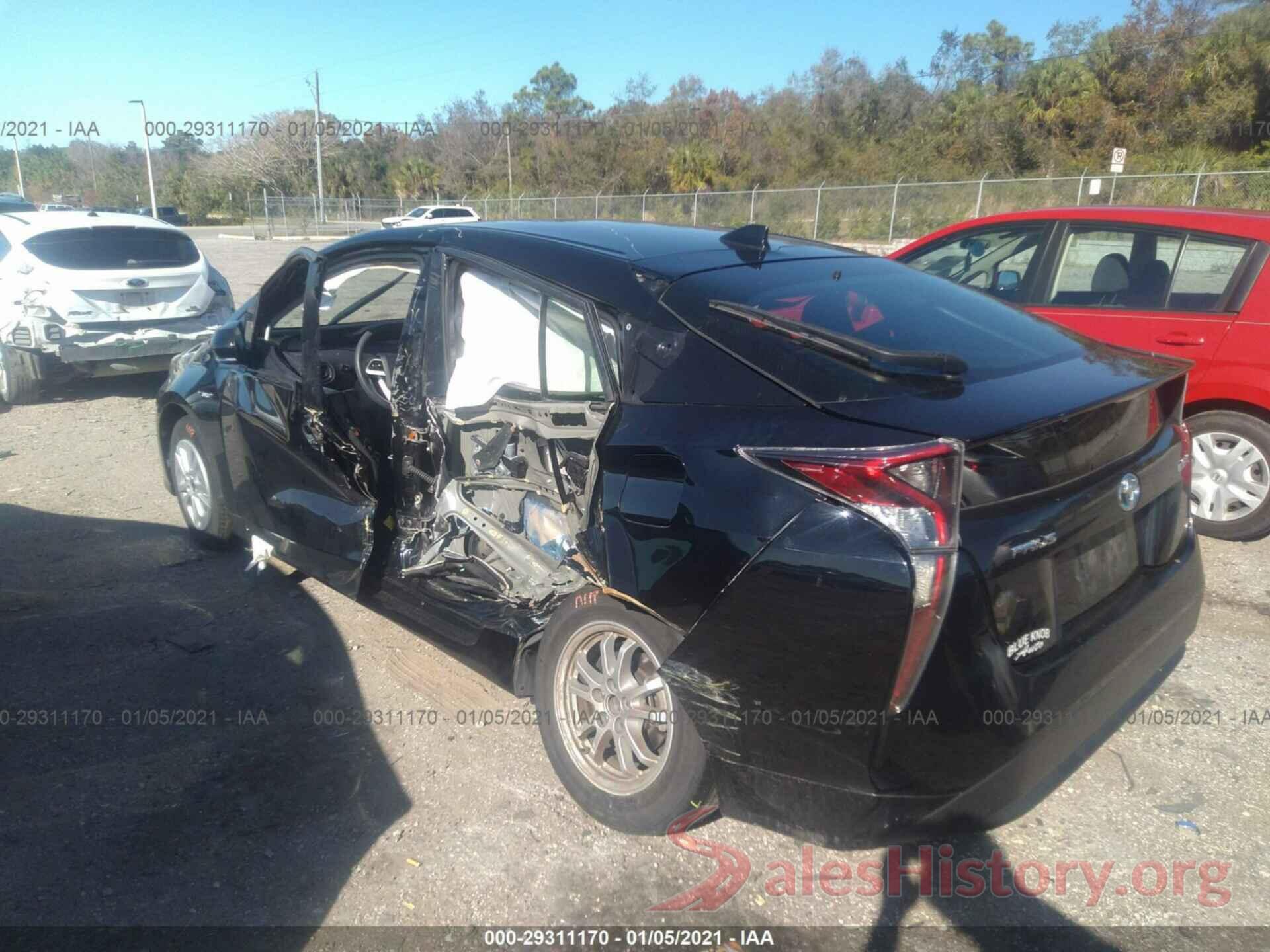 JTDKBRFU6H3551531 2017 TOYOTA PRIUS