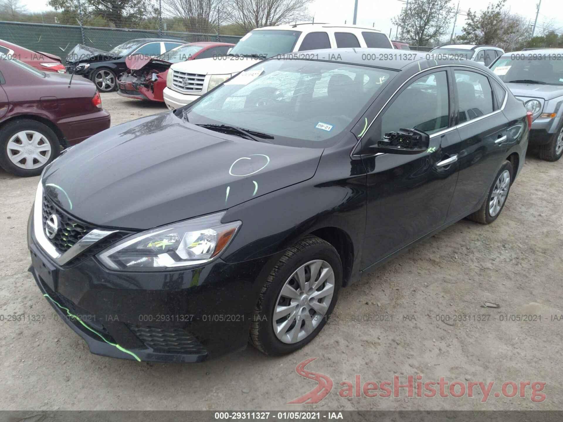 3N1AB7AP8KY264534 2019 NISSAN SENTRA