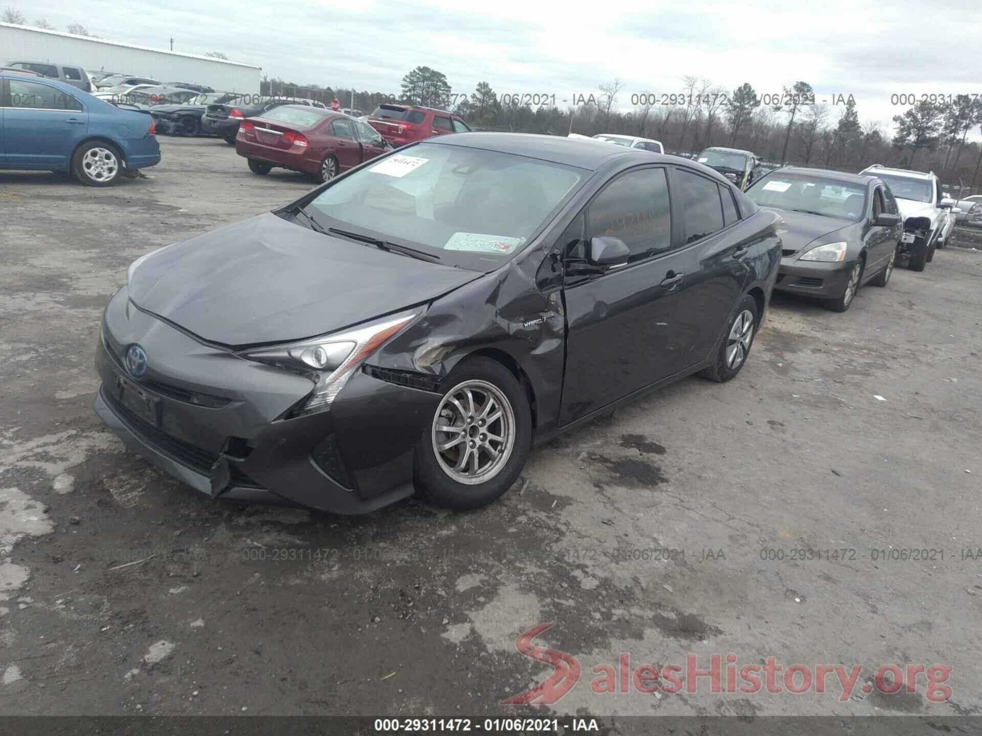 JTDKBRFU6H3056326 2017 TOYOTA PRIUS