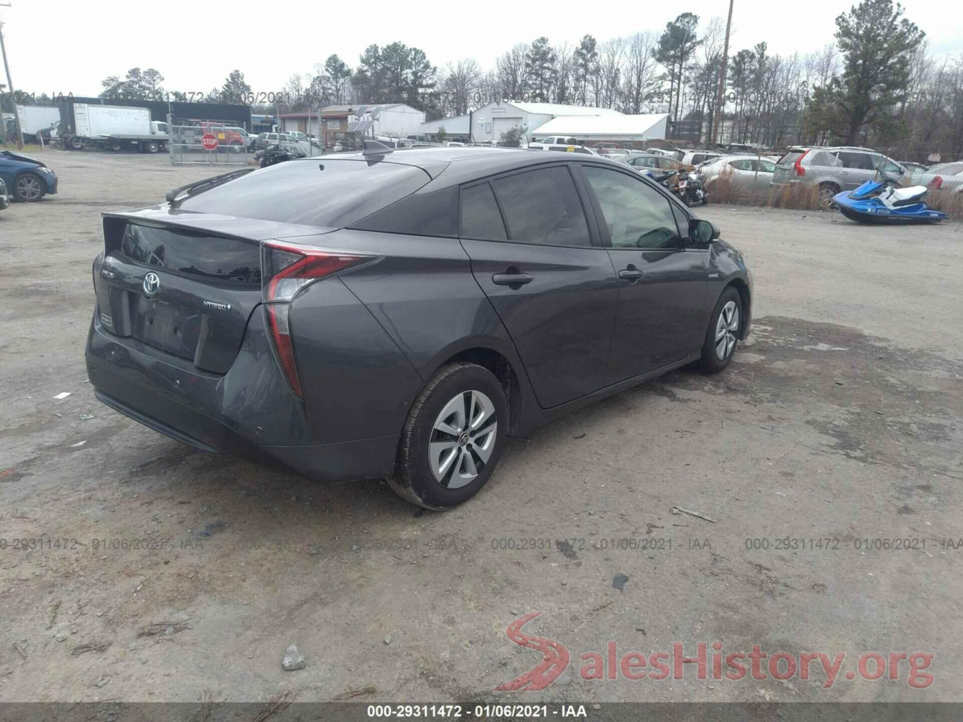 JTDKBRFU6H3056326 2017 TOYOTA PRIUS