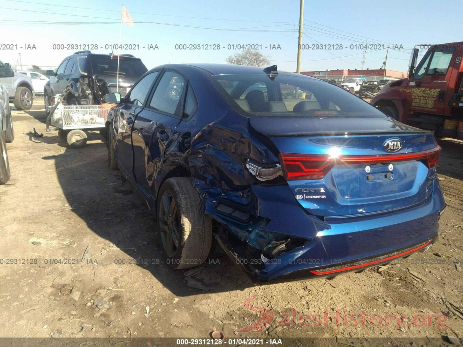 3KPF34AD3LE256610 2020 KIA FORTE