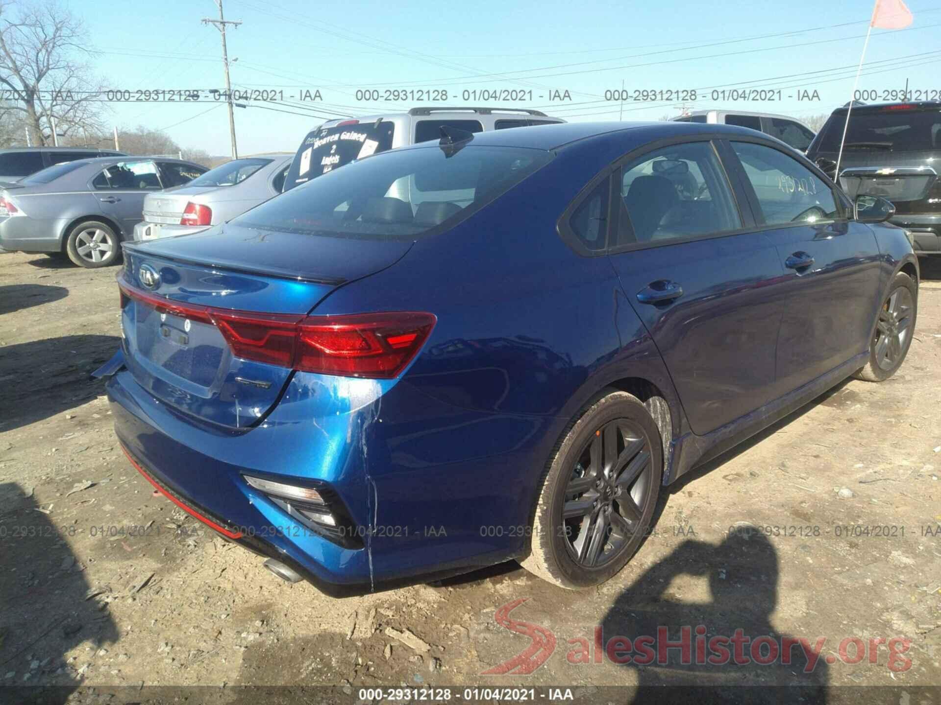 3KPF34AD3LE256610 2020 KIA FORTE