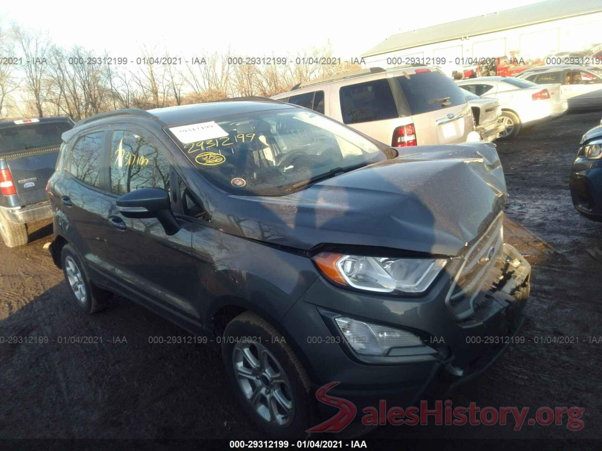 MAJ3S2GE0KC263259 2019 FORD ECOSPORT