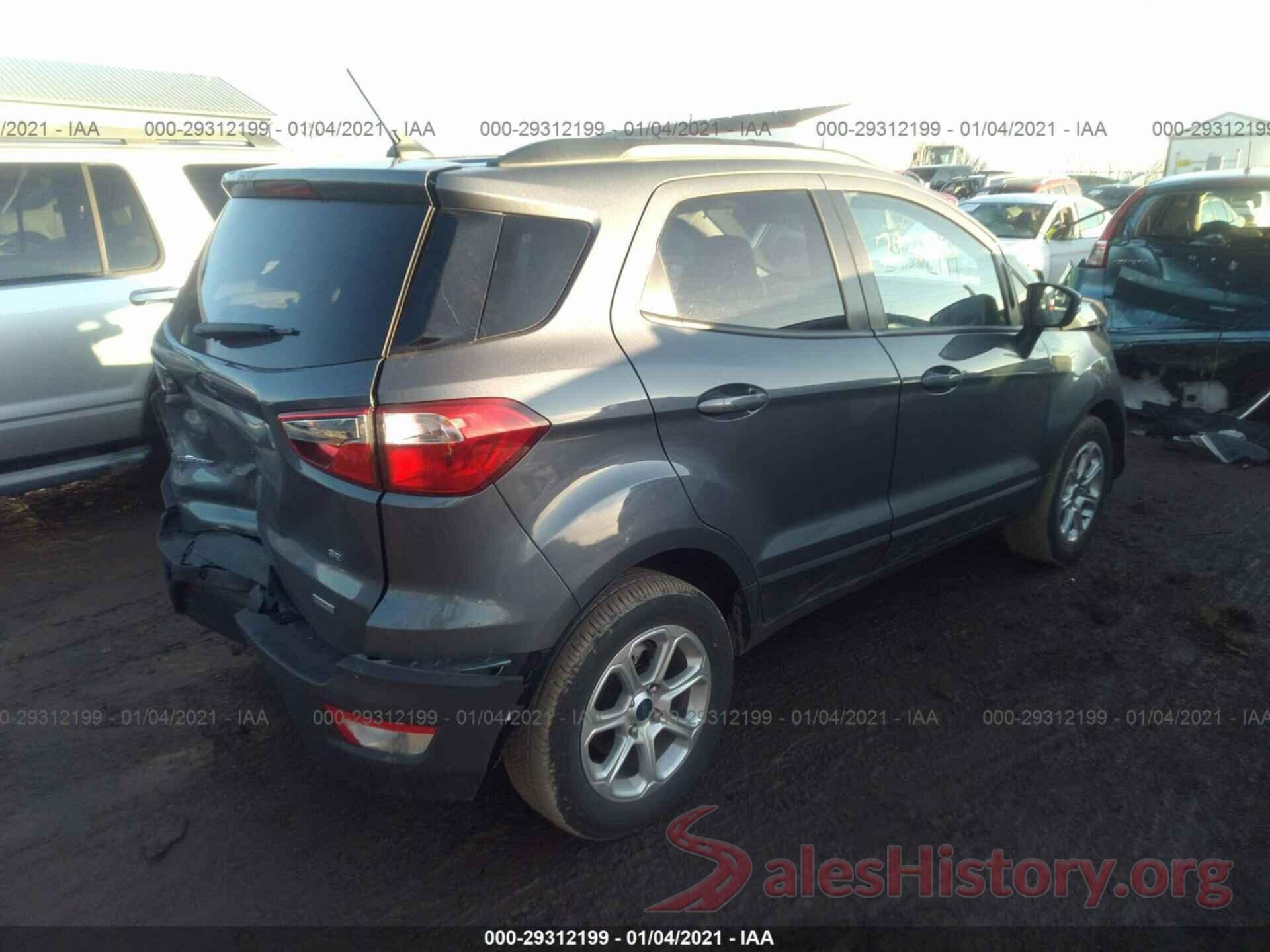 MAJ3S2GE0KC263259 2019 FORD ECOSPORT