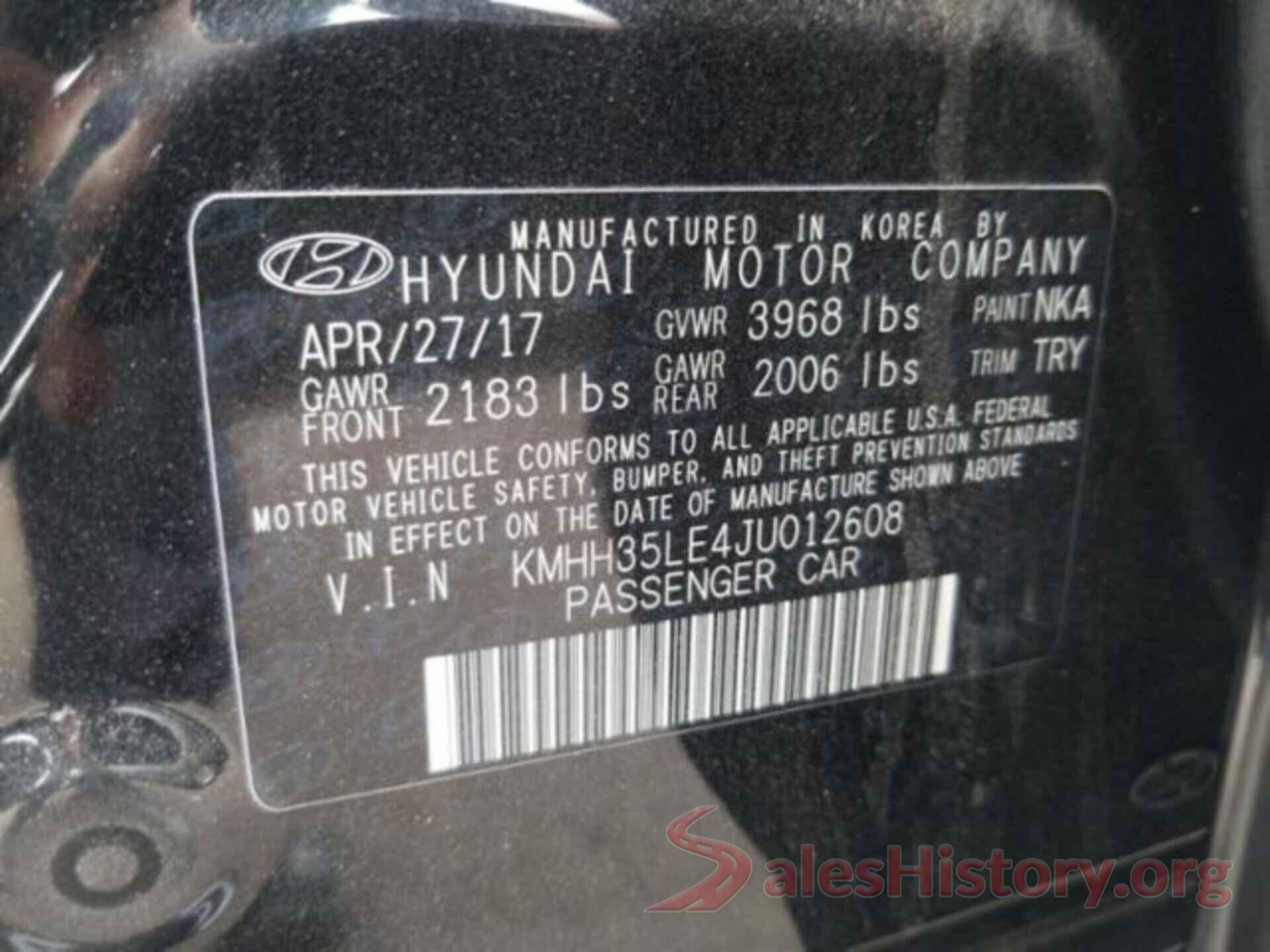 KMHH35LE4JU012608 2018 HYUNDAI ELANTRA GT