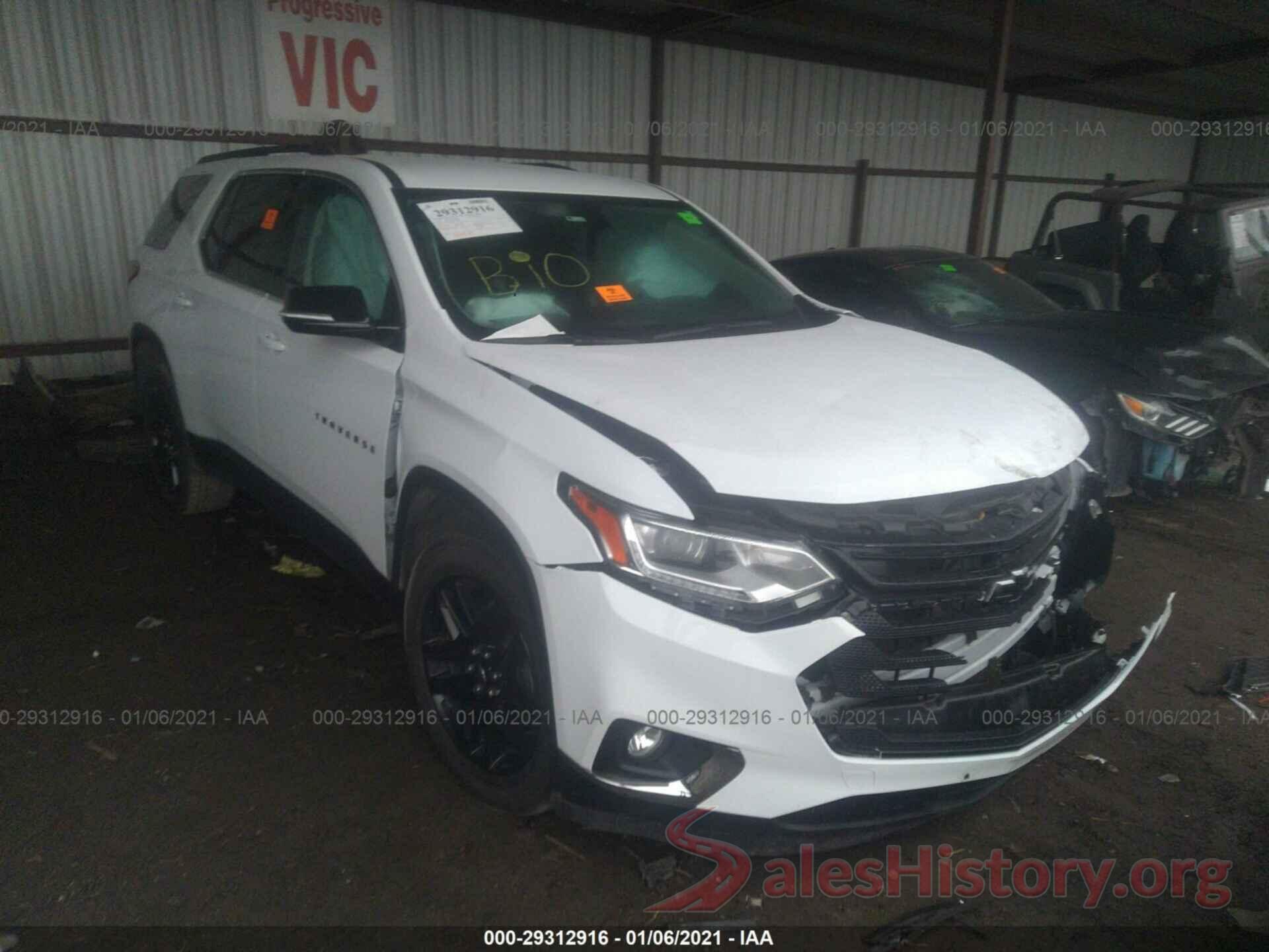 1GNERGKW4KJ273484 2019 CHEVROLET TRAVERSE