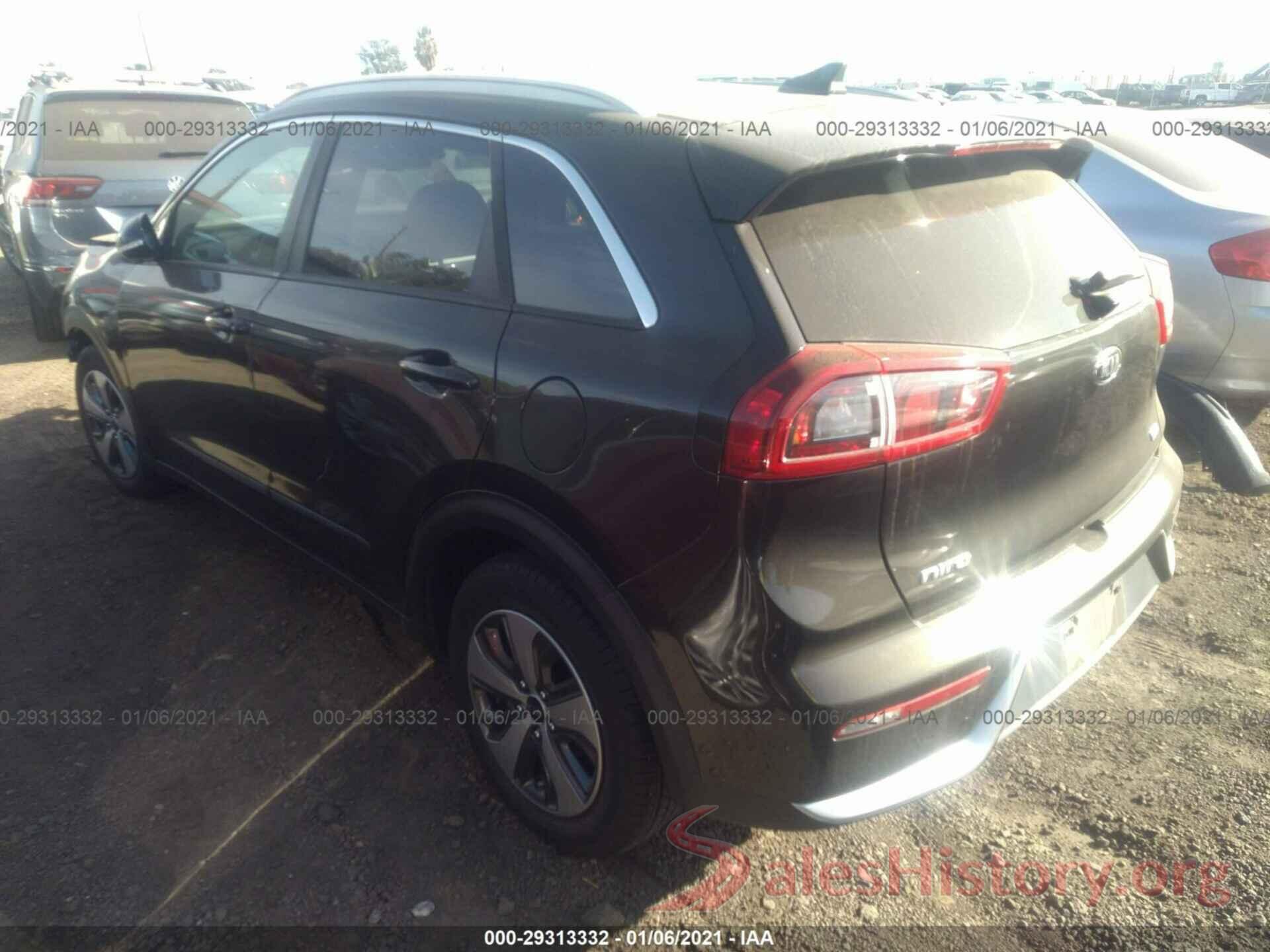 KNDCC3LC5J5127309 2018 KIA NIRO