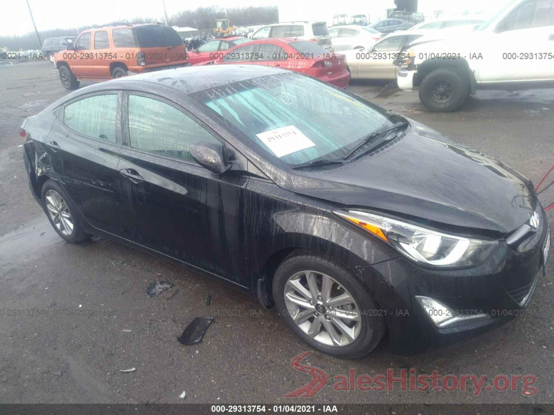 5NPDH4AE3GH724919 2016 HYUNDAI ELANTRA