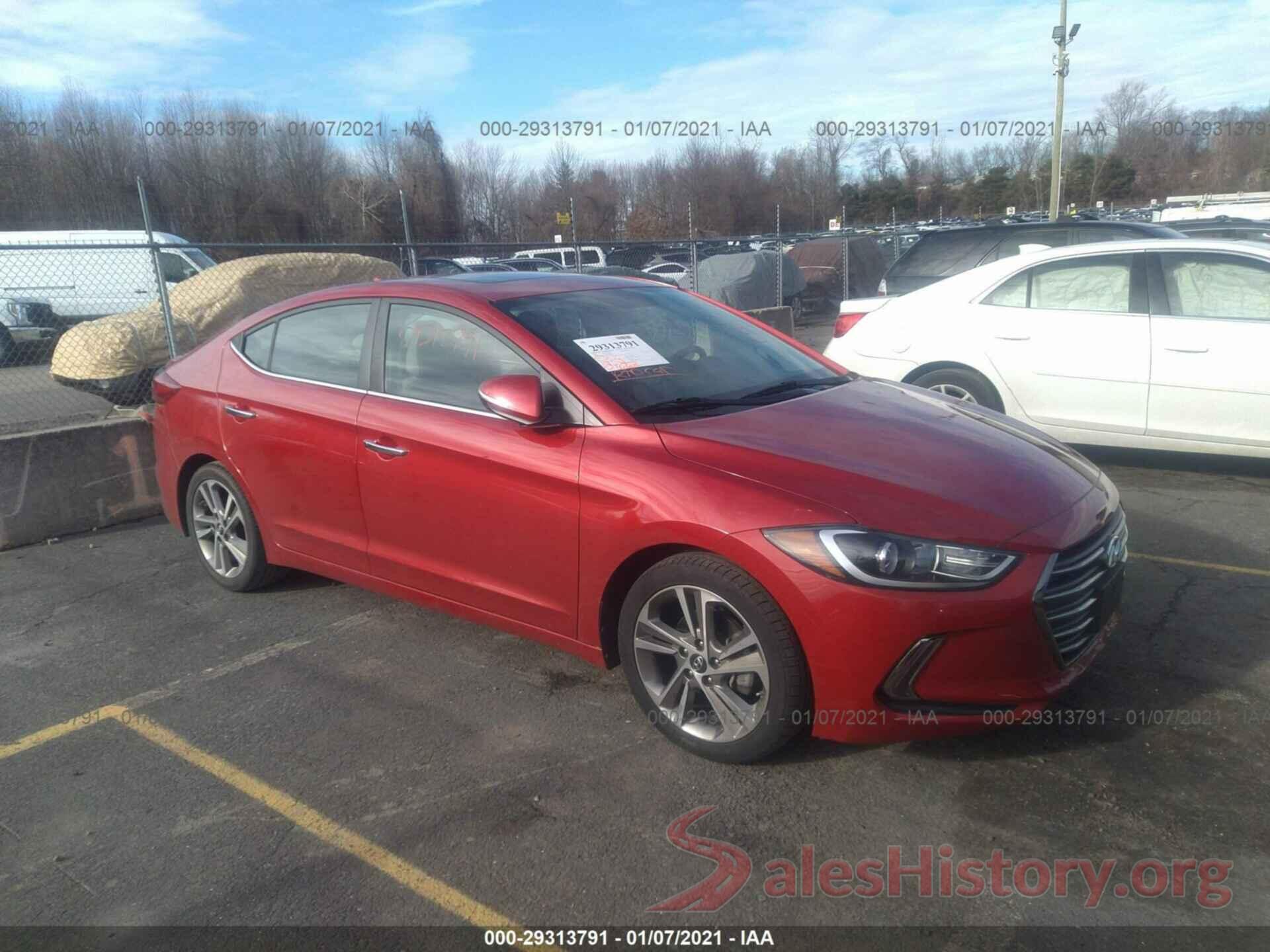 5NPD84LF5HH007039 2017 HYUNDAI ELANTRA