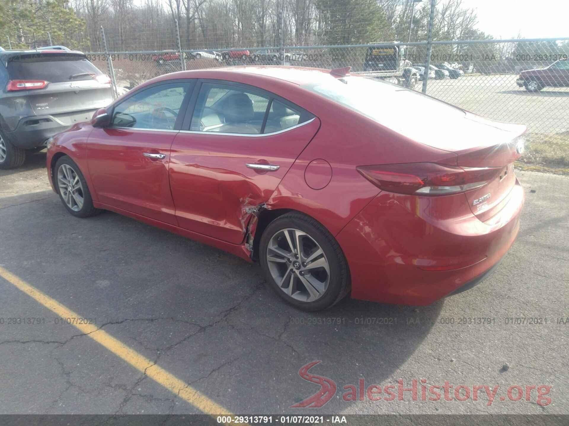 5NPD84LF5HH007039 2017 HYUNDAI ELANTRA