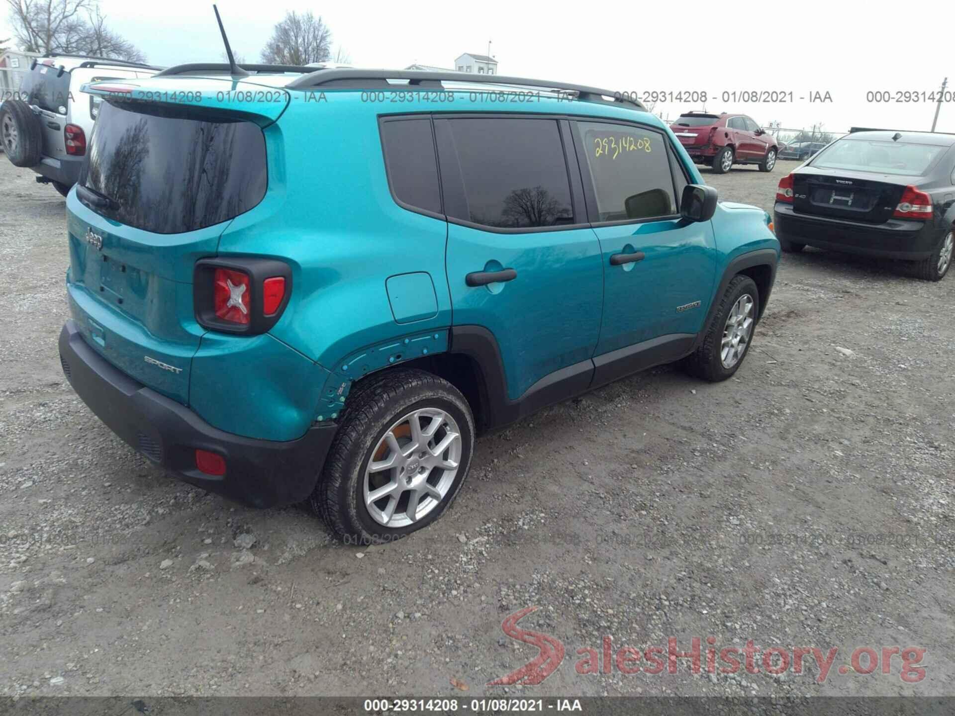 ZACNJAAB8LPL08666 2020 JEEP RENEGADE