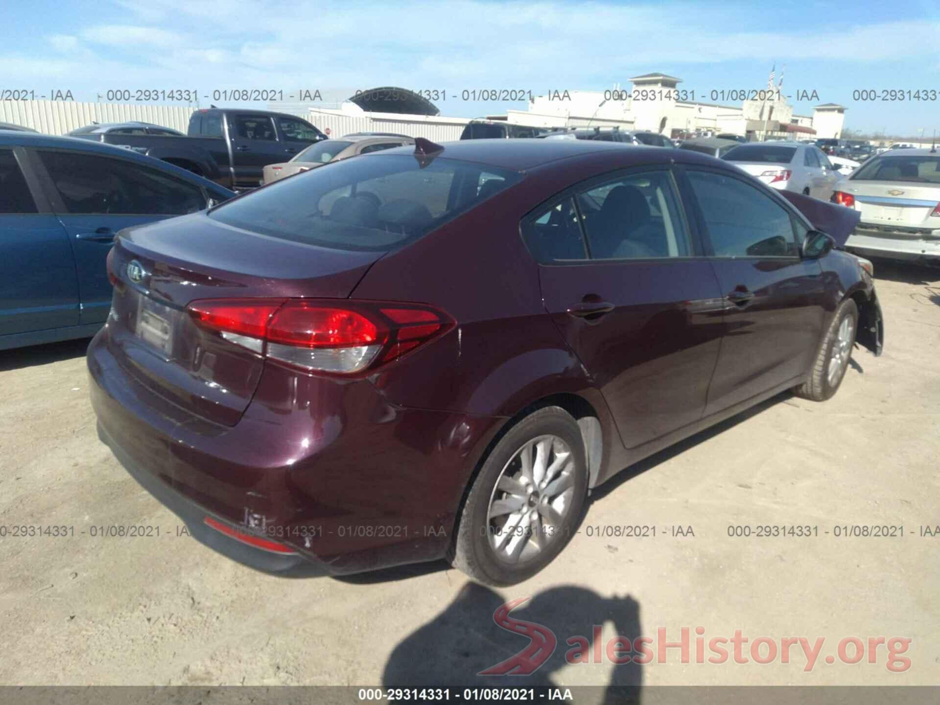 3KPFL4A73HE151468 2017 KIA FORTE