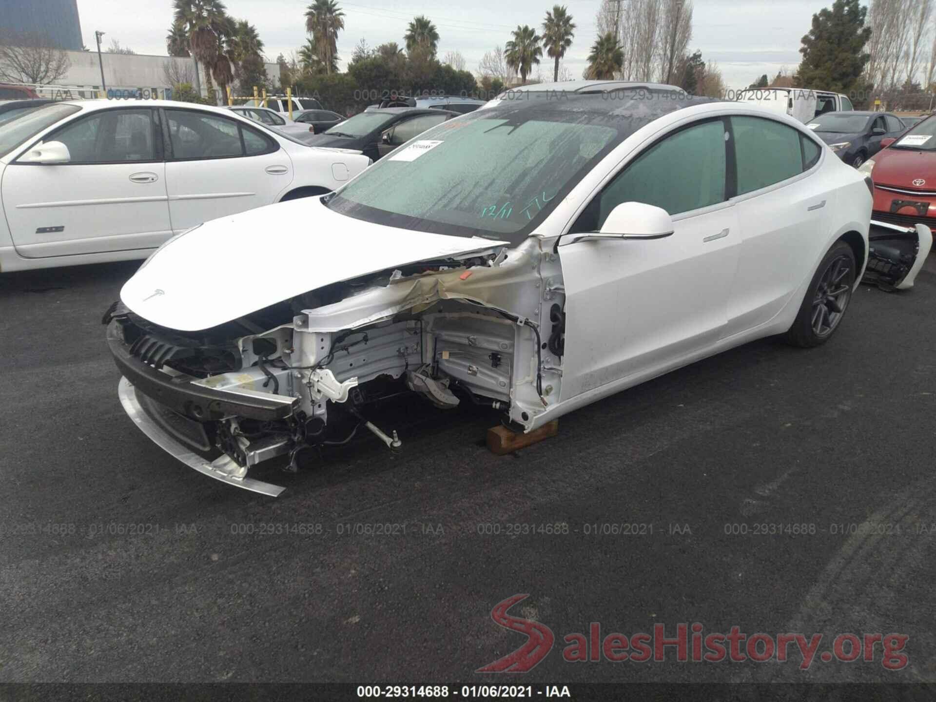 5YJ3E1EB3LF741635 2020 TESLA MODEL 3