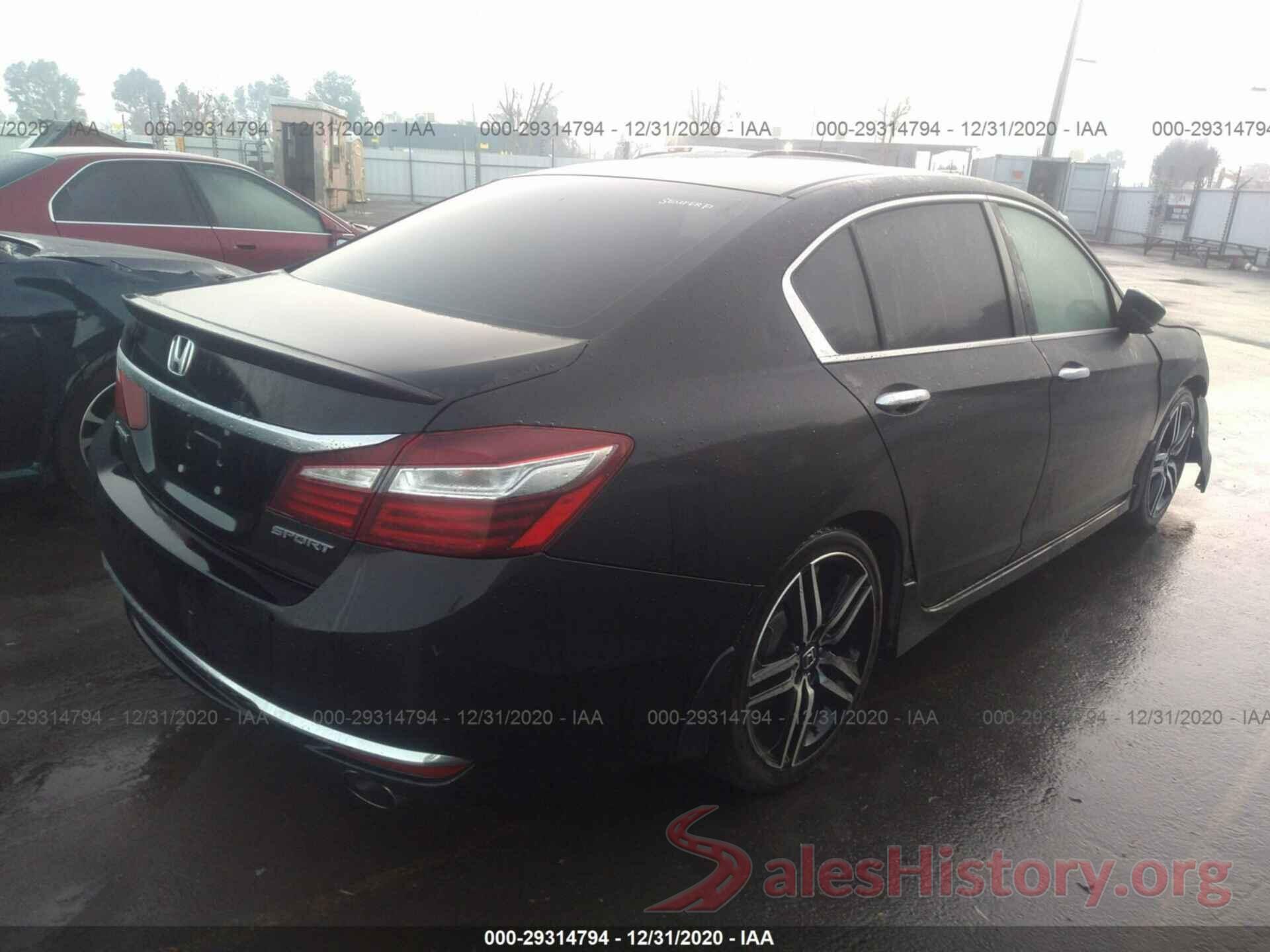 1HGCR2F53GA175799 2016 HONDA ACCORD SEDAN