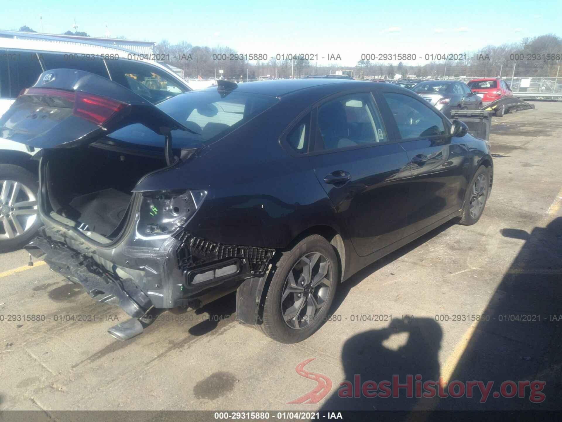 3KPF24ADXLE224076 2020 KIA FORTE