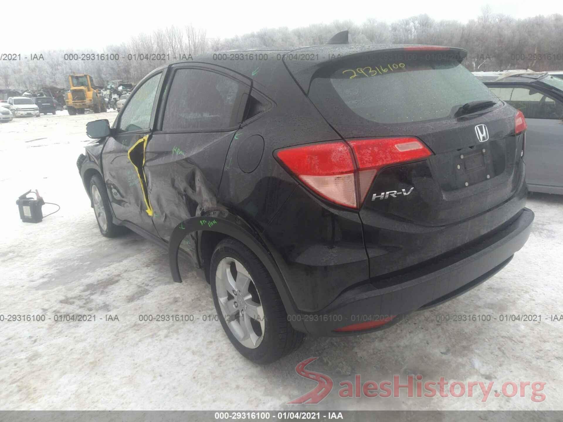 3CZRU6H35GM720828 2016 HONDA HR-V