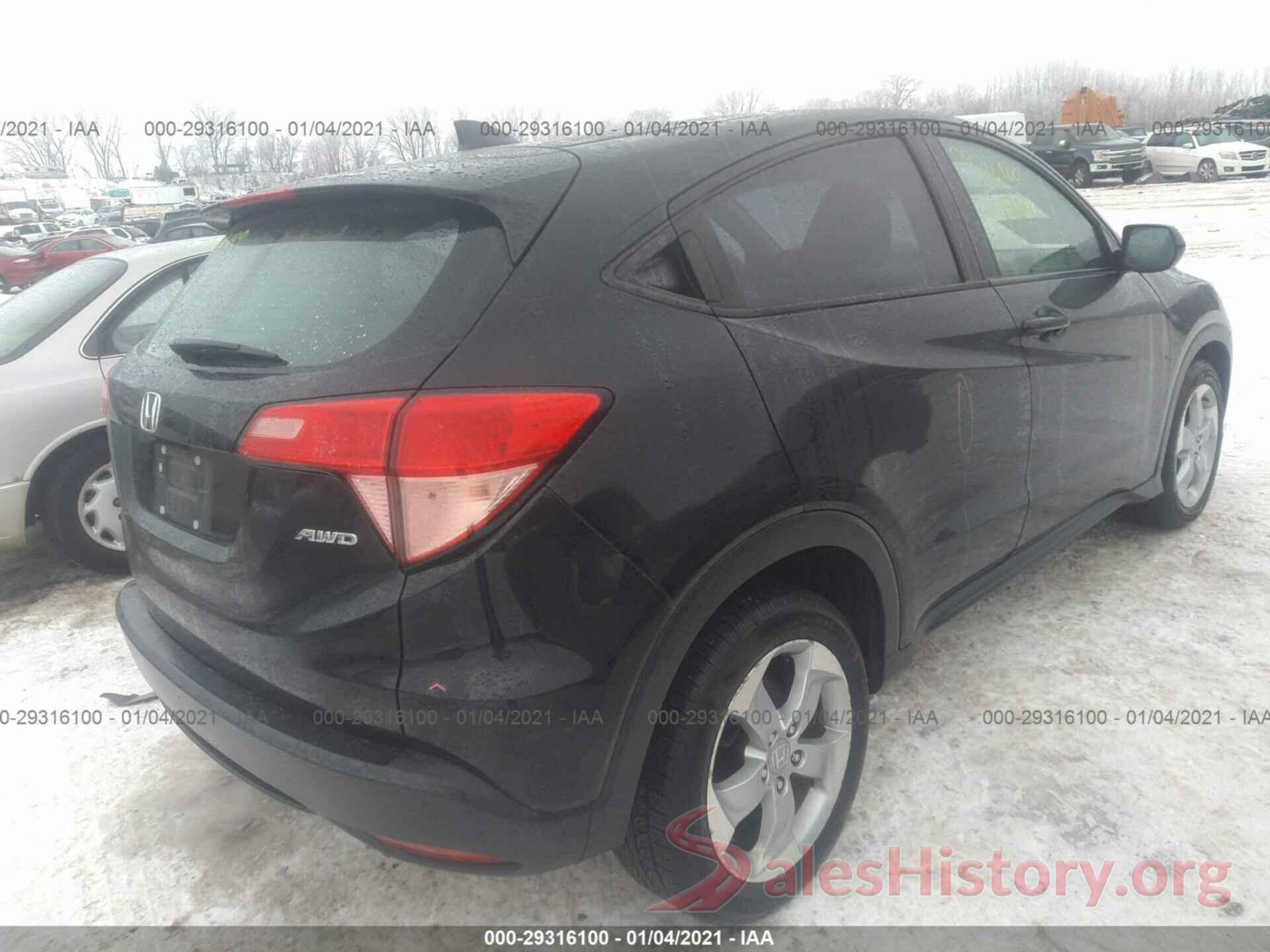 3CZRU6H35GM720828 2016 HONDA HR-V