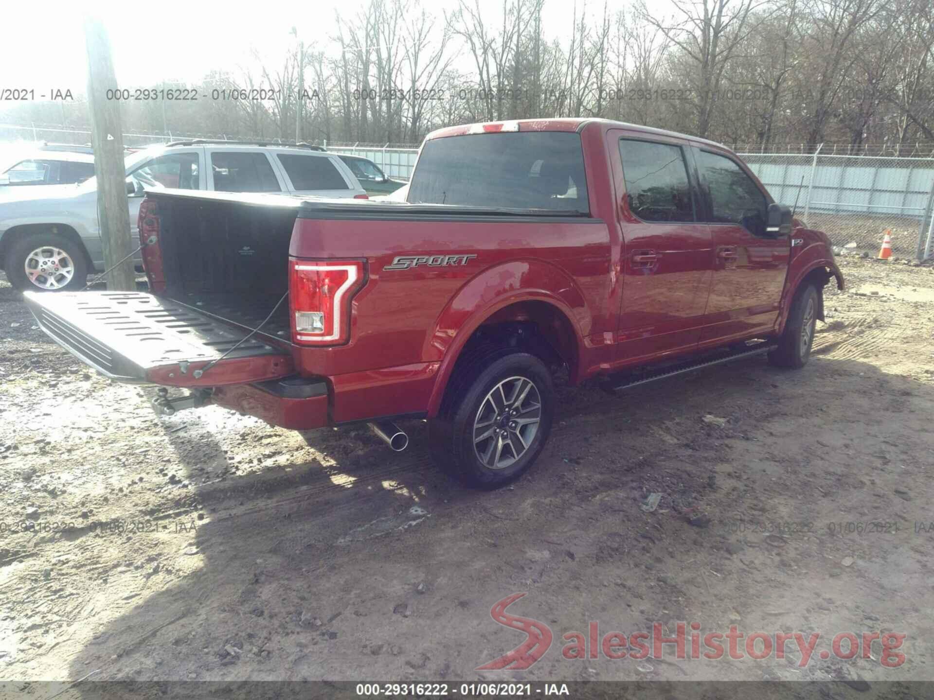 1FTEW1CF1HKE44319 2017 FORD F-150