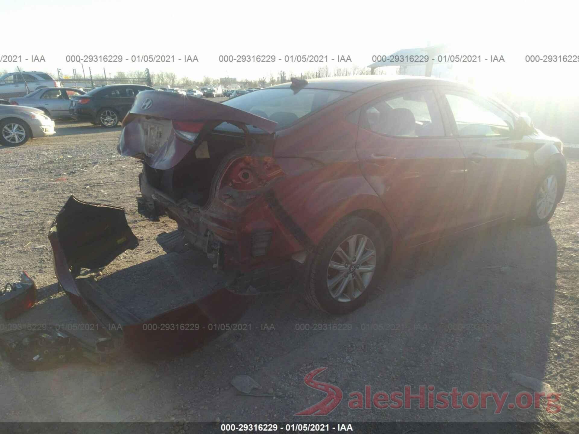 5NPDH4AE5GH760224 2016 HYUNDAI ELANTRA