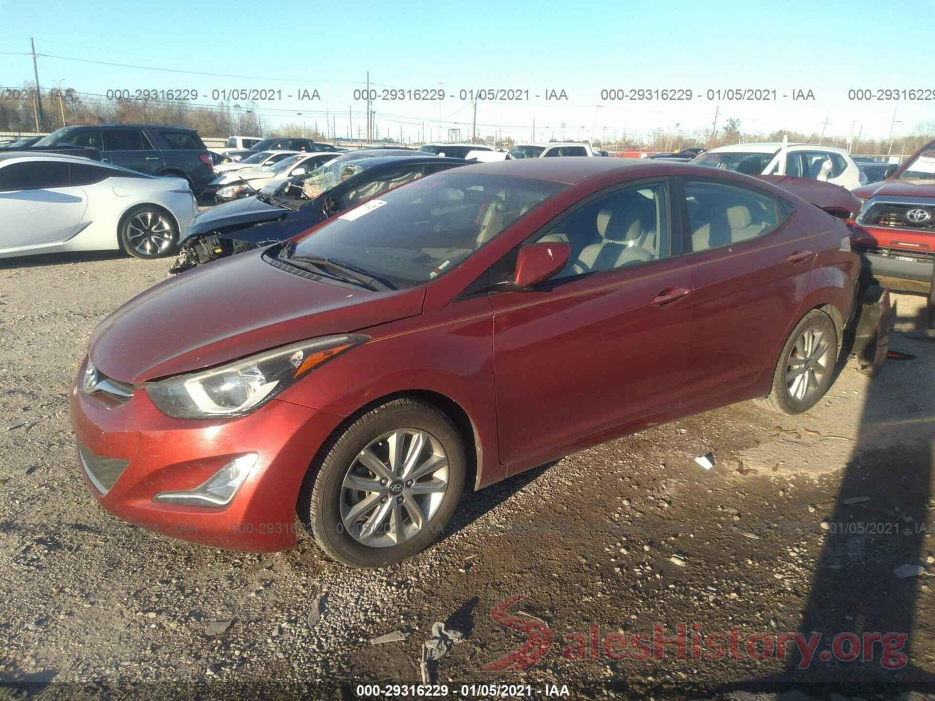 5NPDH4AE5GH760224 2016 HYUNDAI ELANTRA