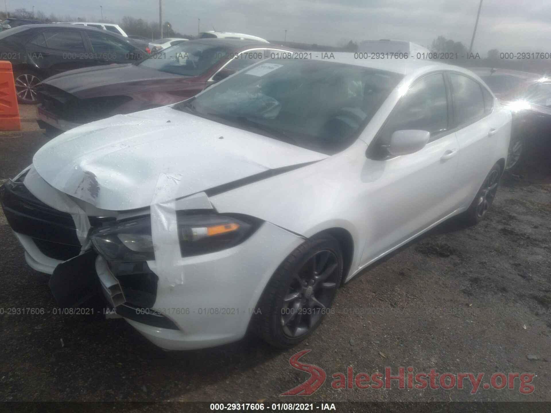 1C3CDFAAXGD607901 2016 DODGE DART