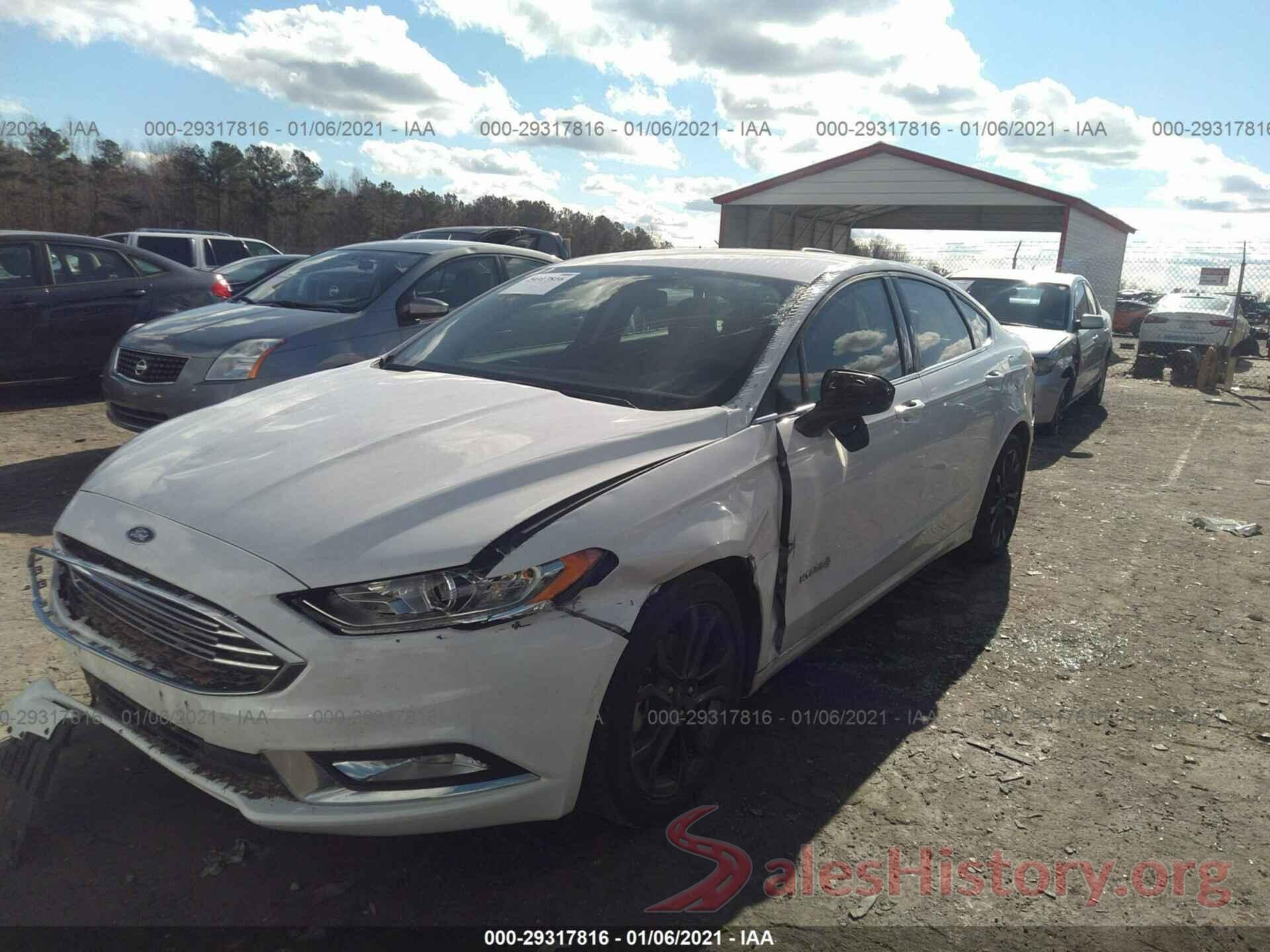 3FA6P0LU5JR174609 2018 FORD FUSION HYBRID