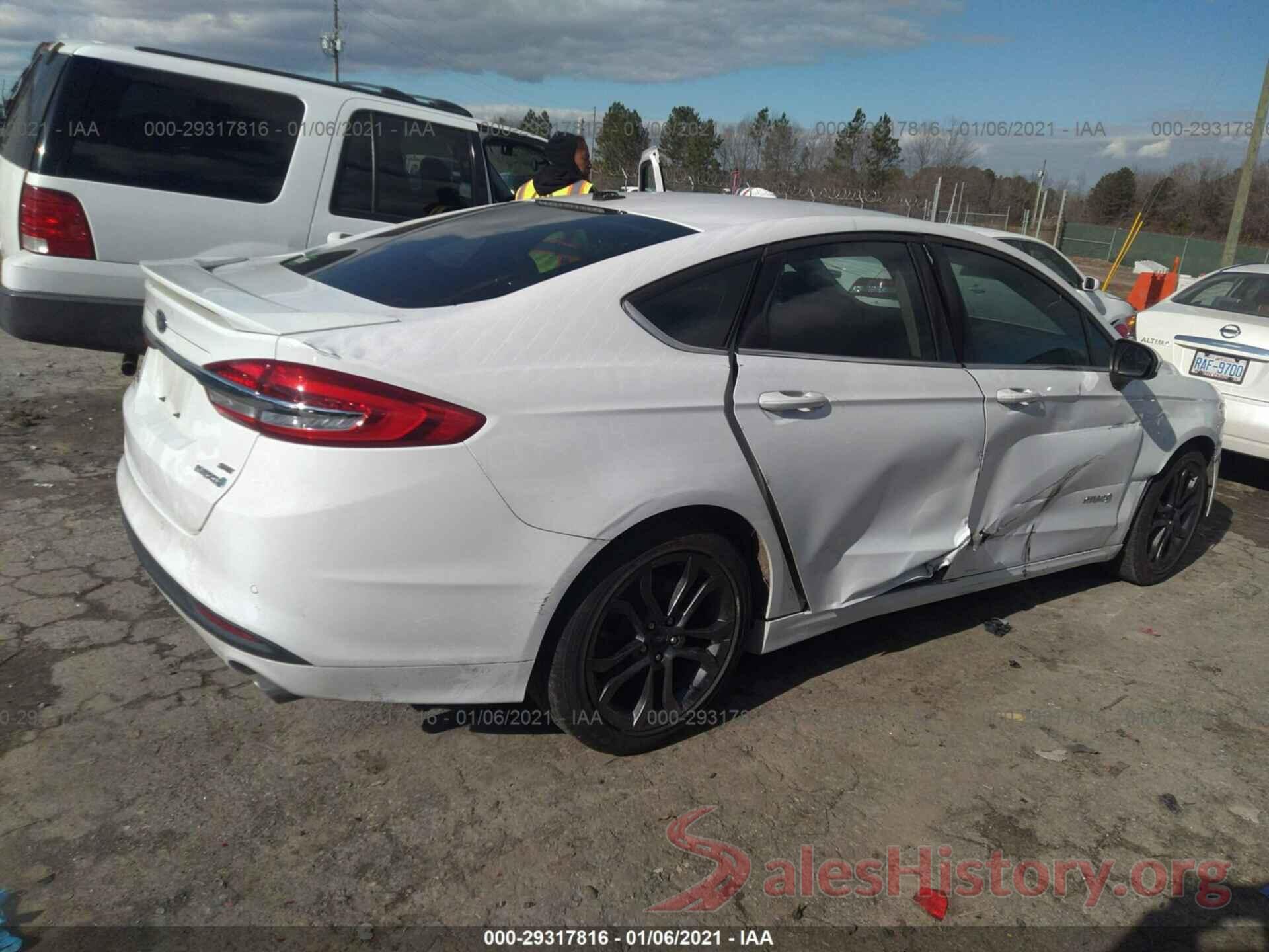 3FA6P0LU5JR174609 2018 FORD FUSION HYBRID