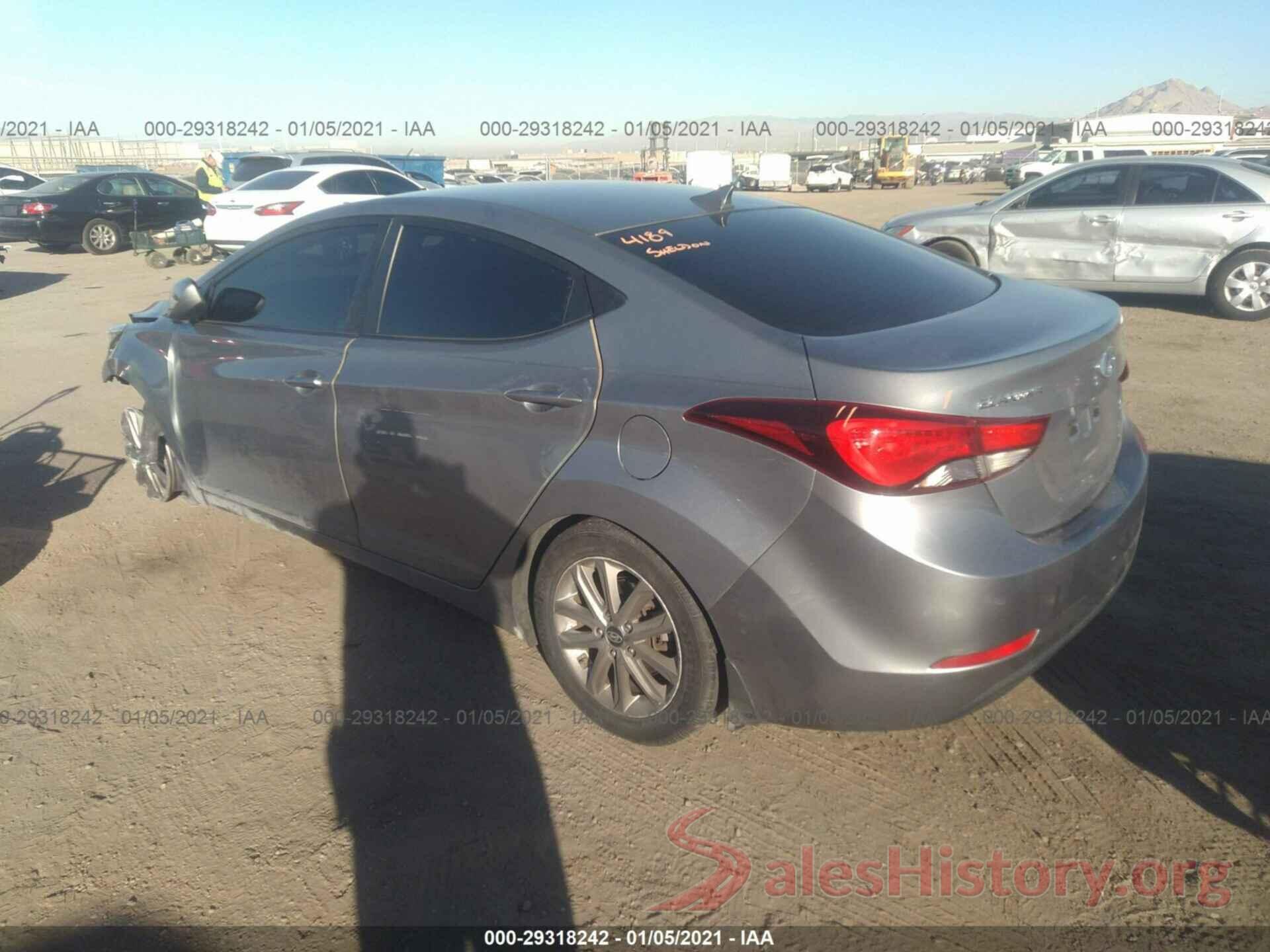 KMHDH4AE8FU358102 2015 HYUNDAI ELANTRA