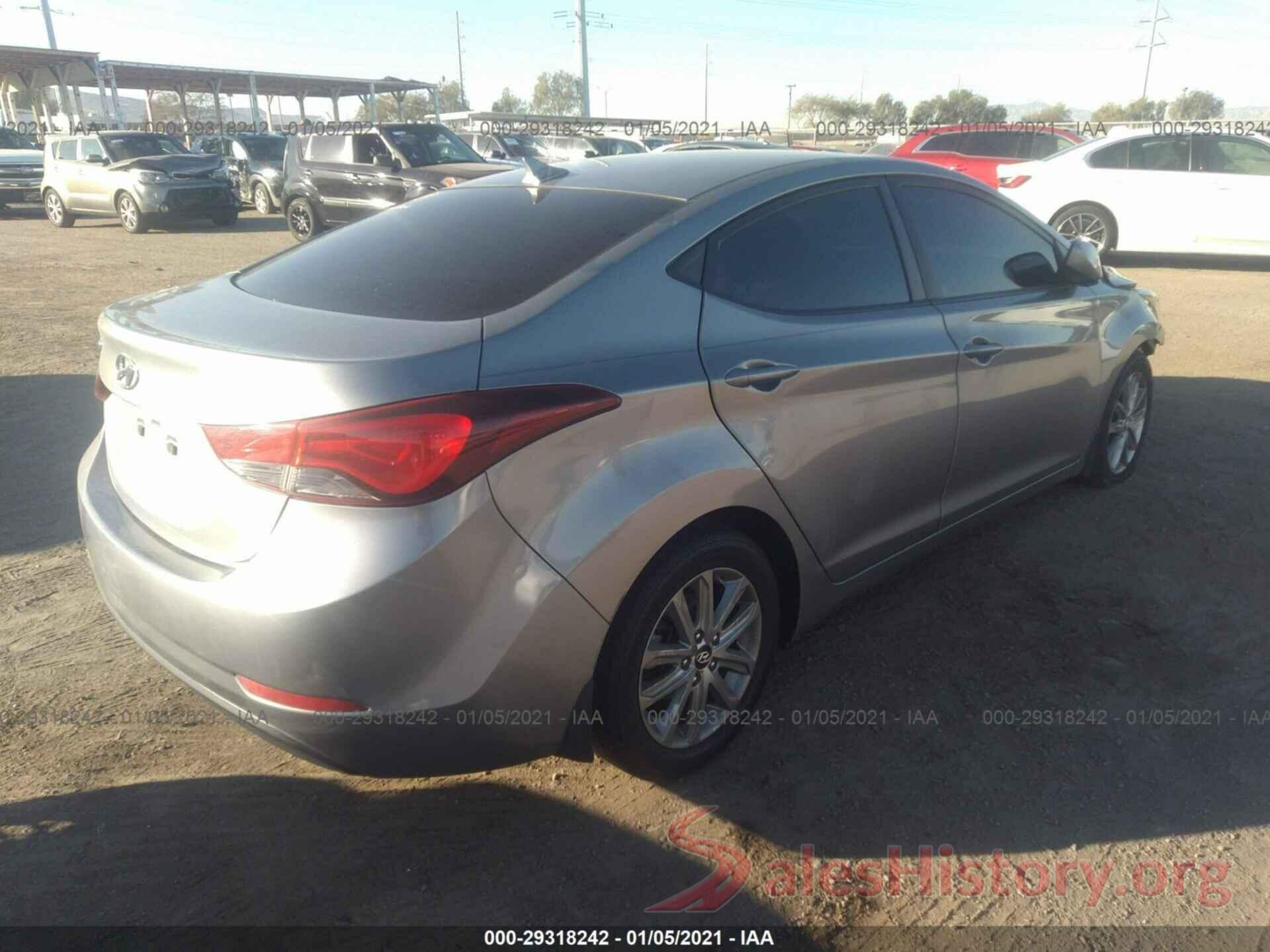 KMHDH4AE8FU358102 2015 HYUNDAI ELANTRA