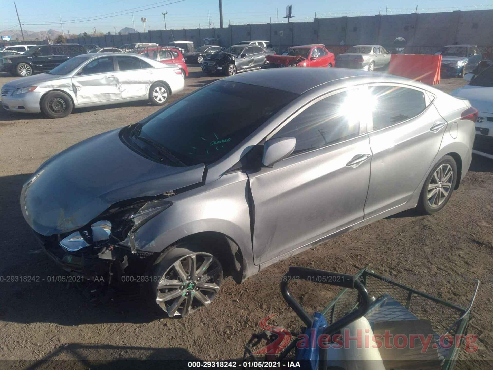 KMHDH4AE8FU358102 2015 HYUNDAI ELANTRA