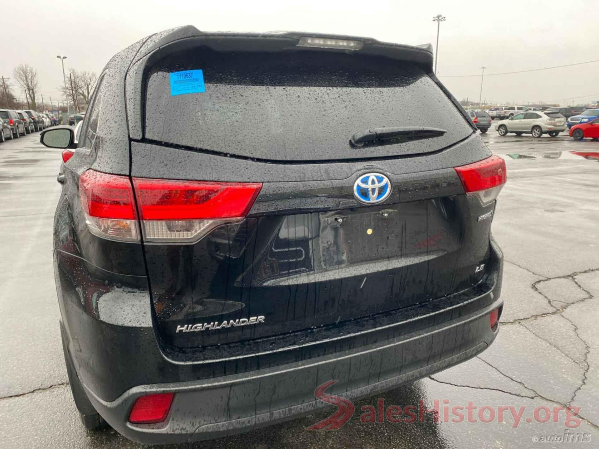 5TDBGRFH0KS068319 2019 TOYOTA HIGHLANDER