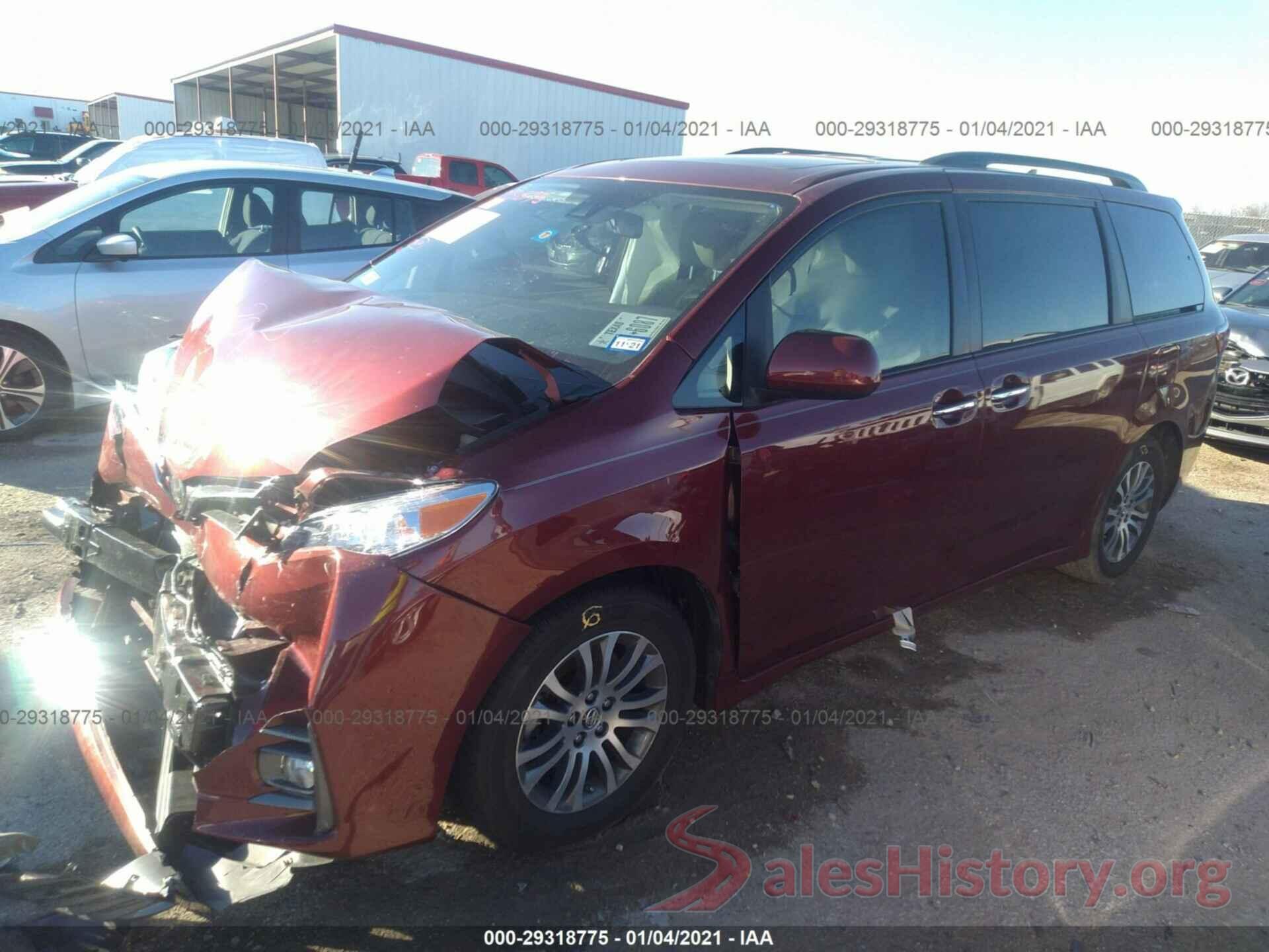 5TDYZ3DC7LS055321 2020 TOYOTA SIENNA