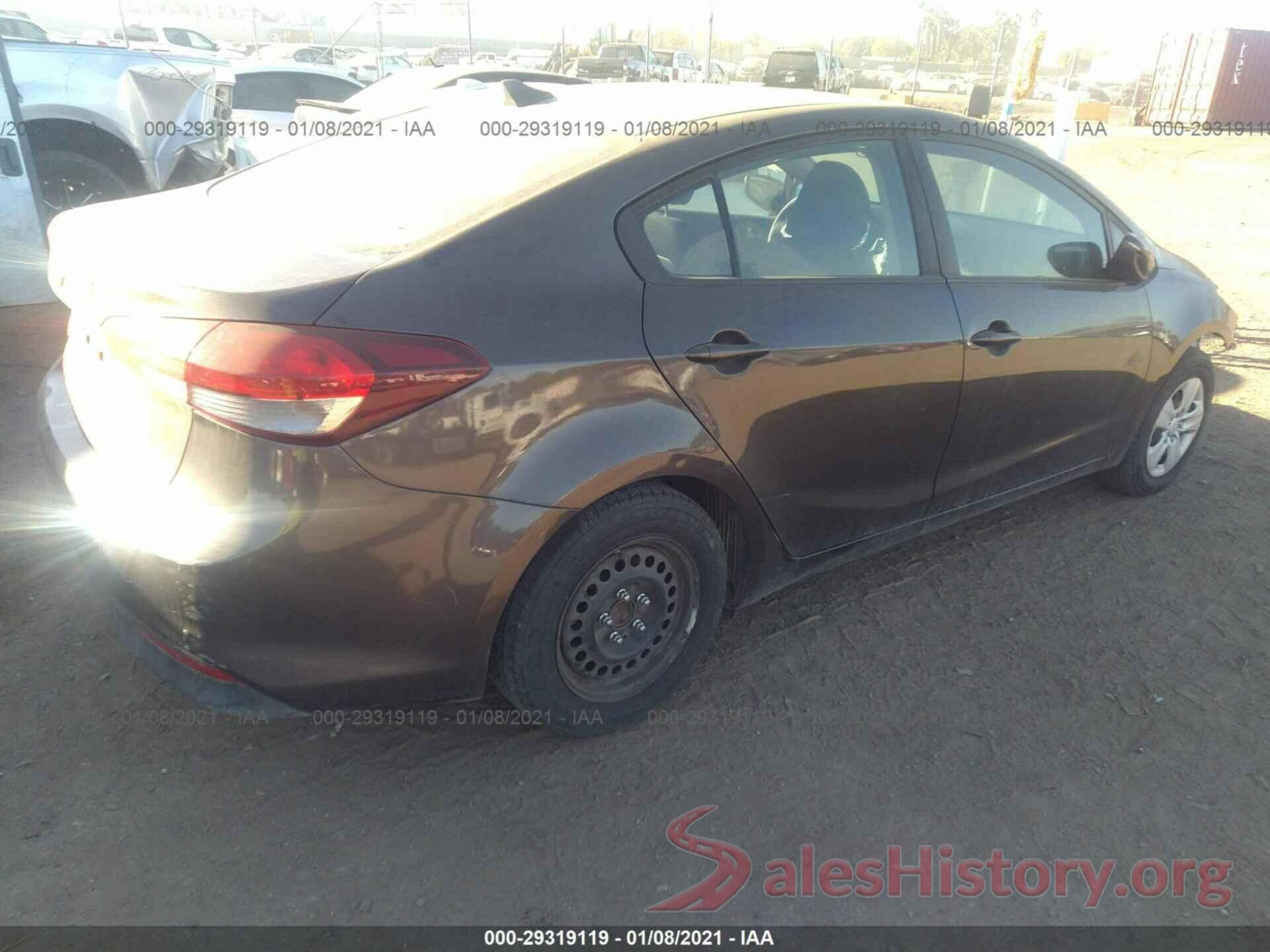 3KPFK4A79HE144110 2017 KIA FORTE