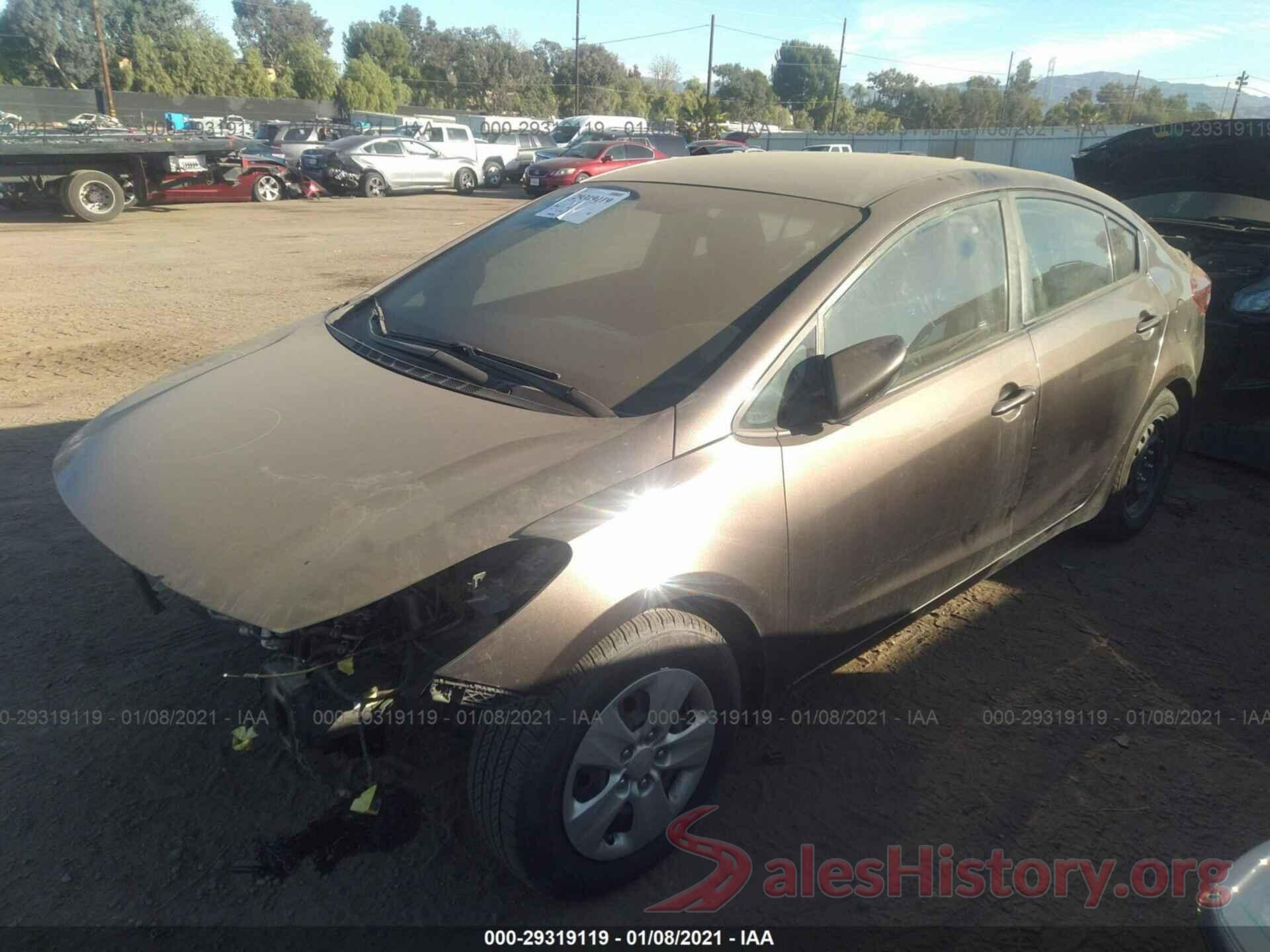 3KPFK4A79HE144110 2017 KIA FORTE