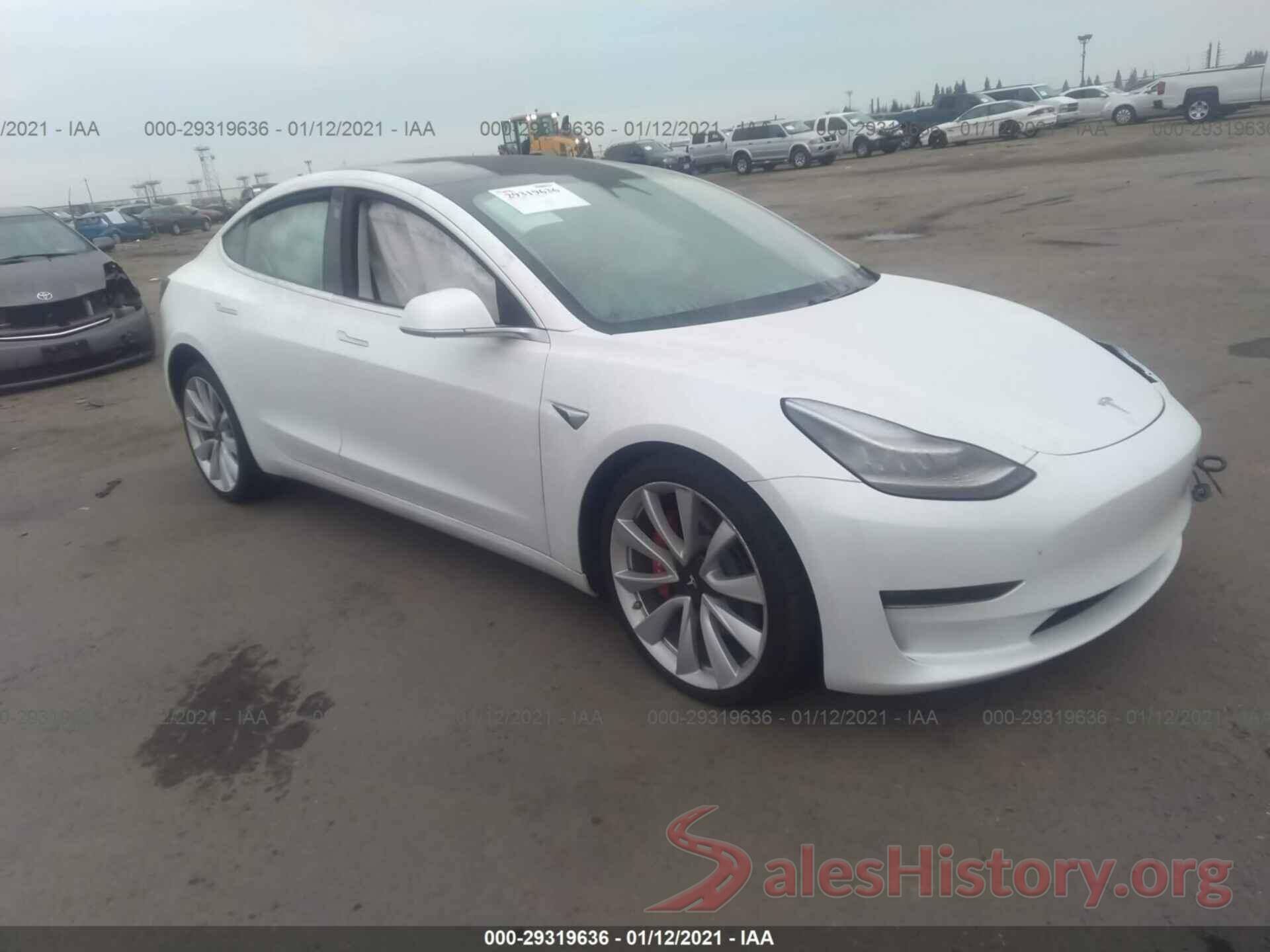 5YJ3E1EB0KF514434 2019 TESLA MODEL 3