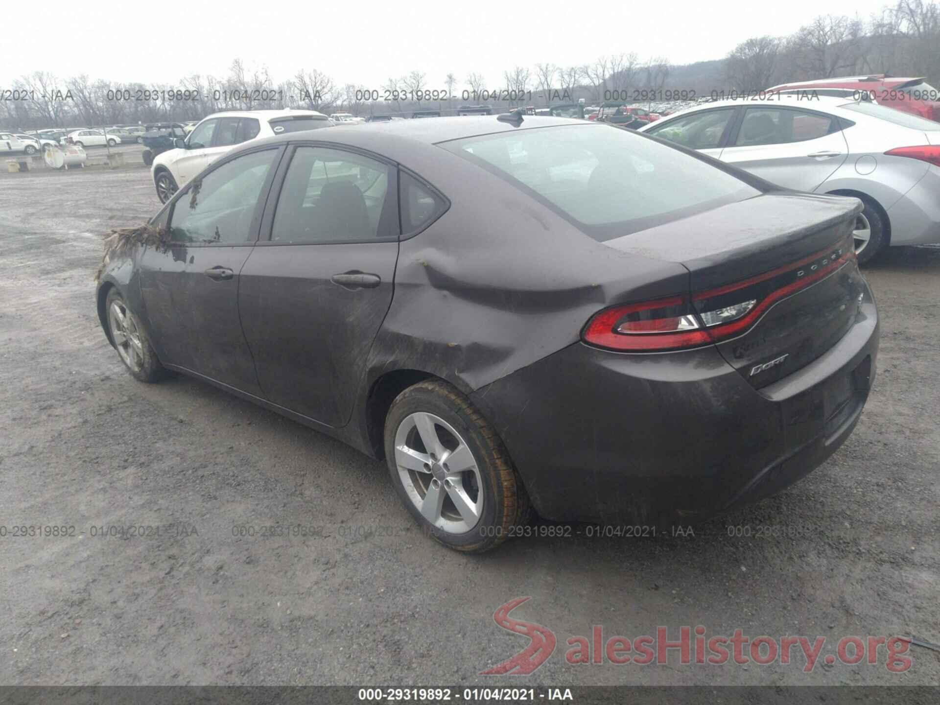 1C3CDFBA5GD660309 2016 DODGE DART