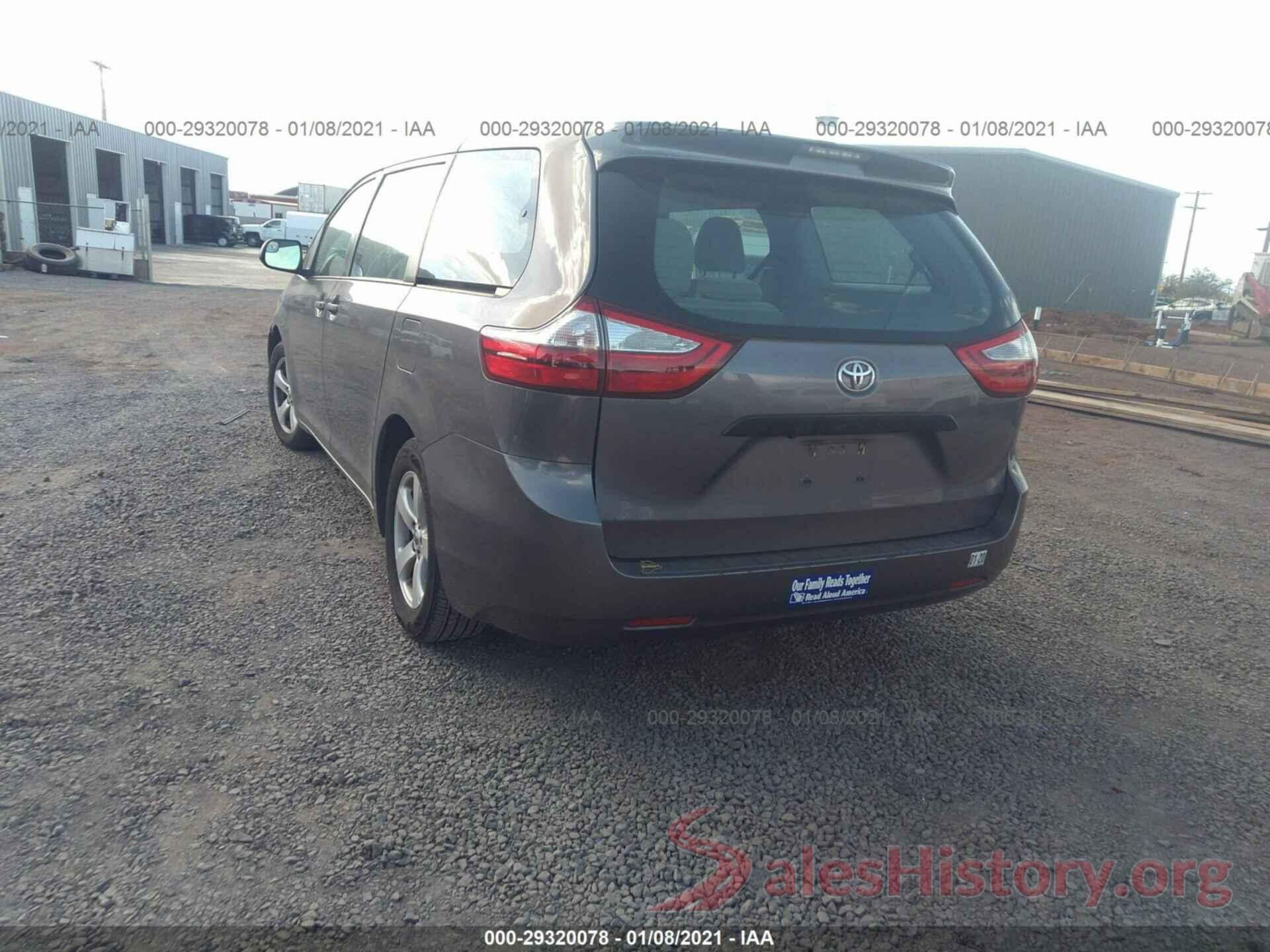 5TDZK3DC5GS693842 2016 TOYOTA SIENNA