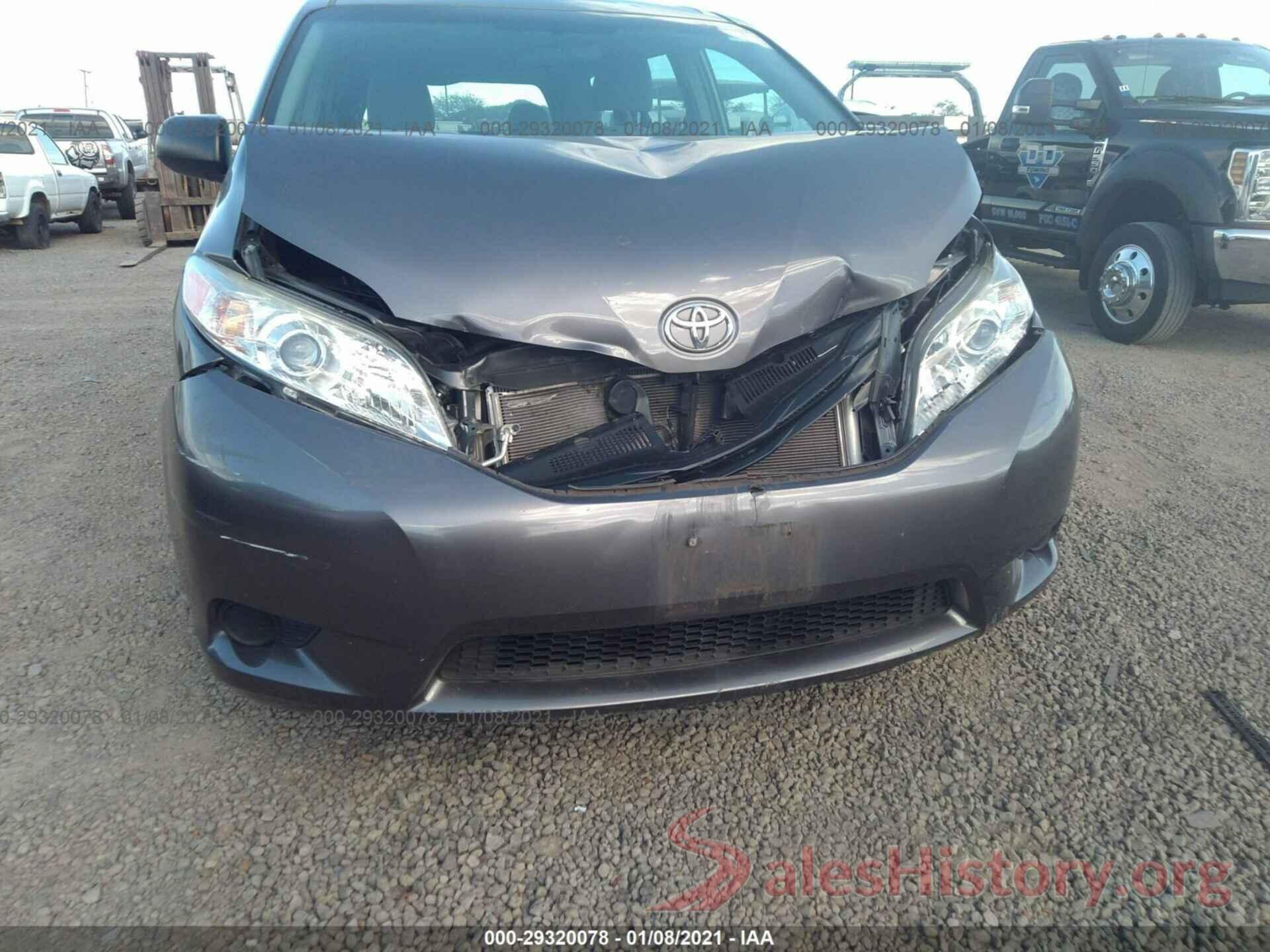 5TDZK3DC5GS693842 2016 TOYOTA SIENNA