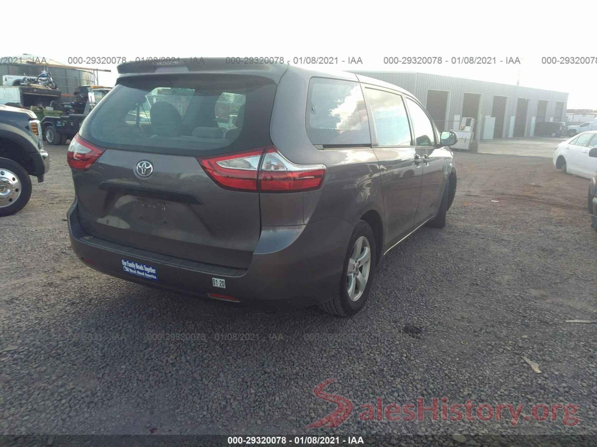 5TDZK3DC5GS693842 2016 TOYOTA SIENNA